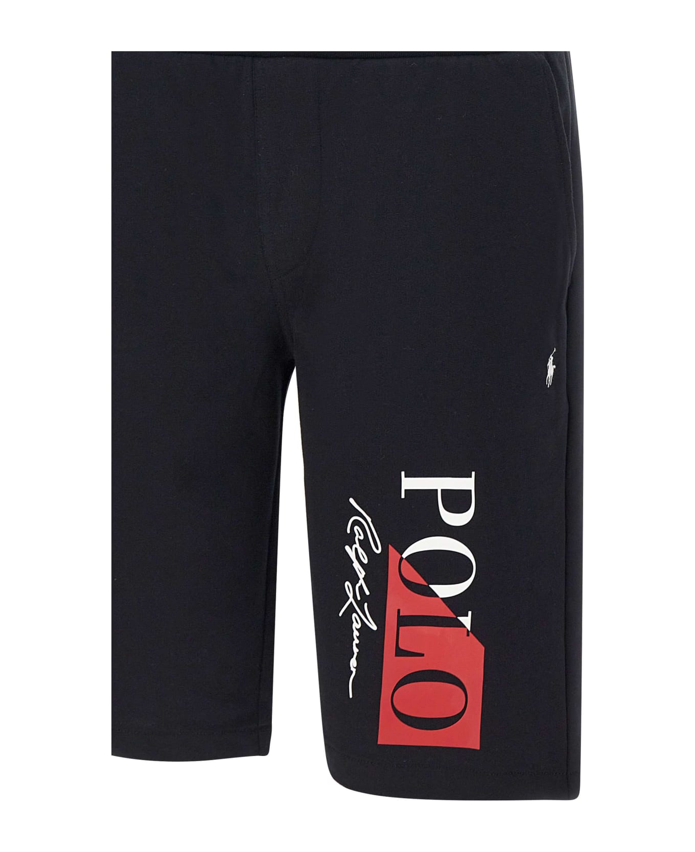 Polo Ralph Lauren Cotton Shorts - BLACK