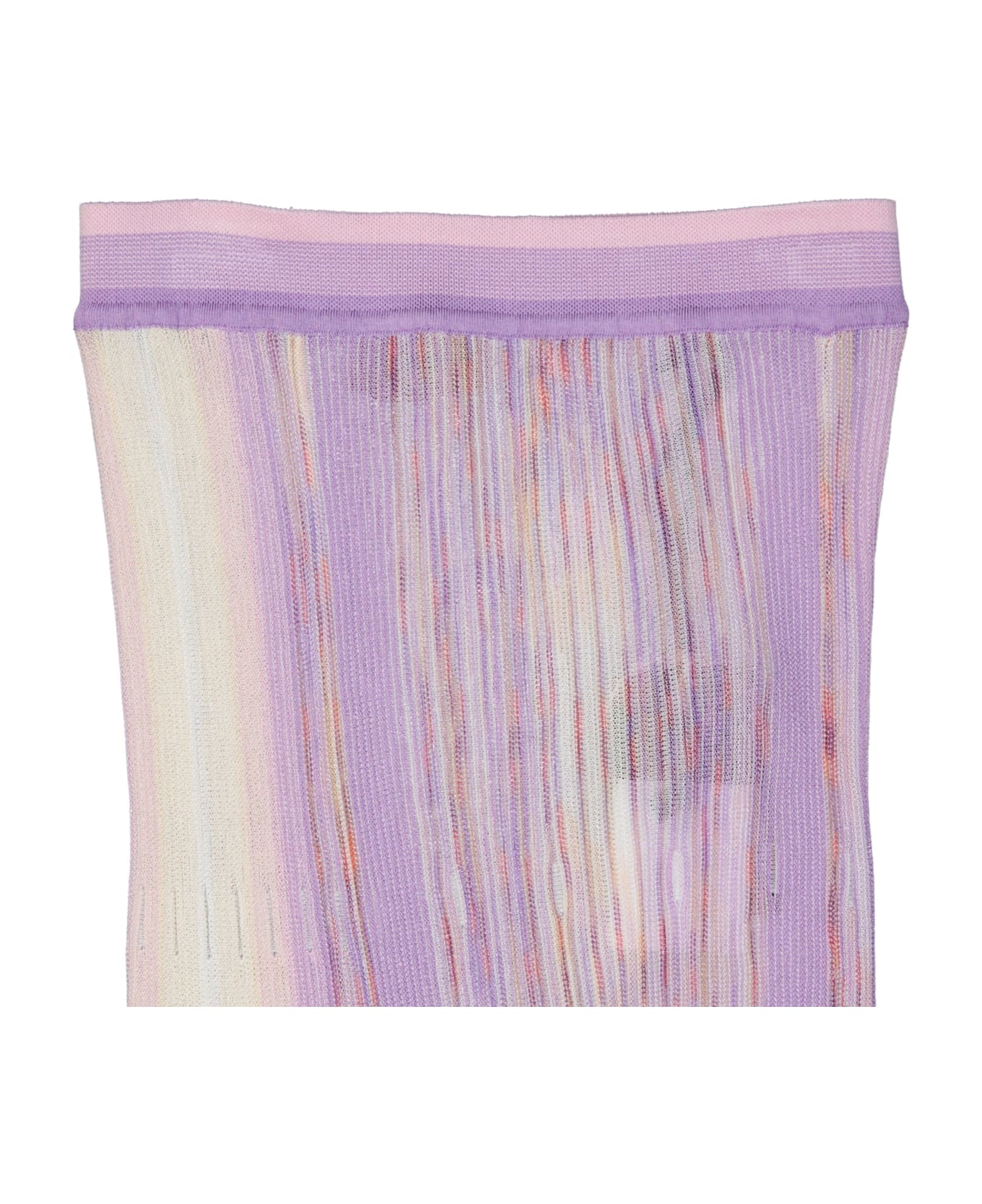 Missoni Elastic Maxi Skirt - Lilac