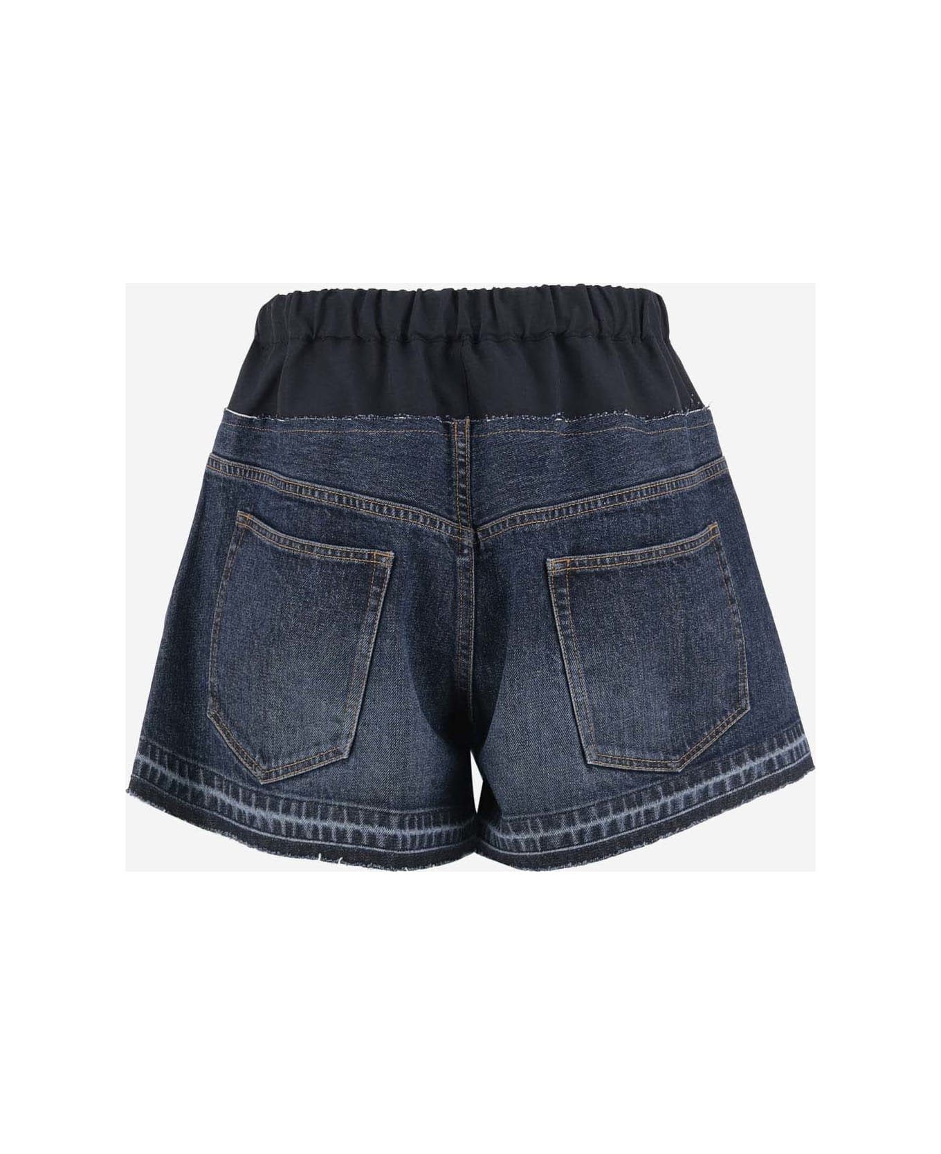 Sacai Cotton Denim Shorts - Blue ショートパンツ