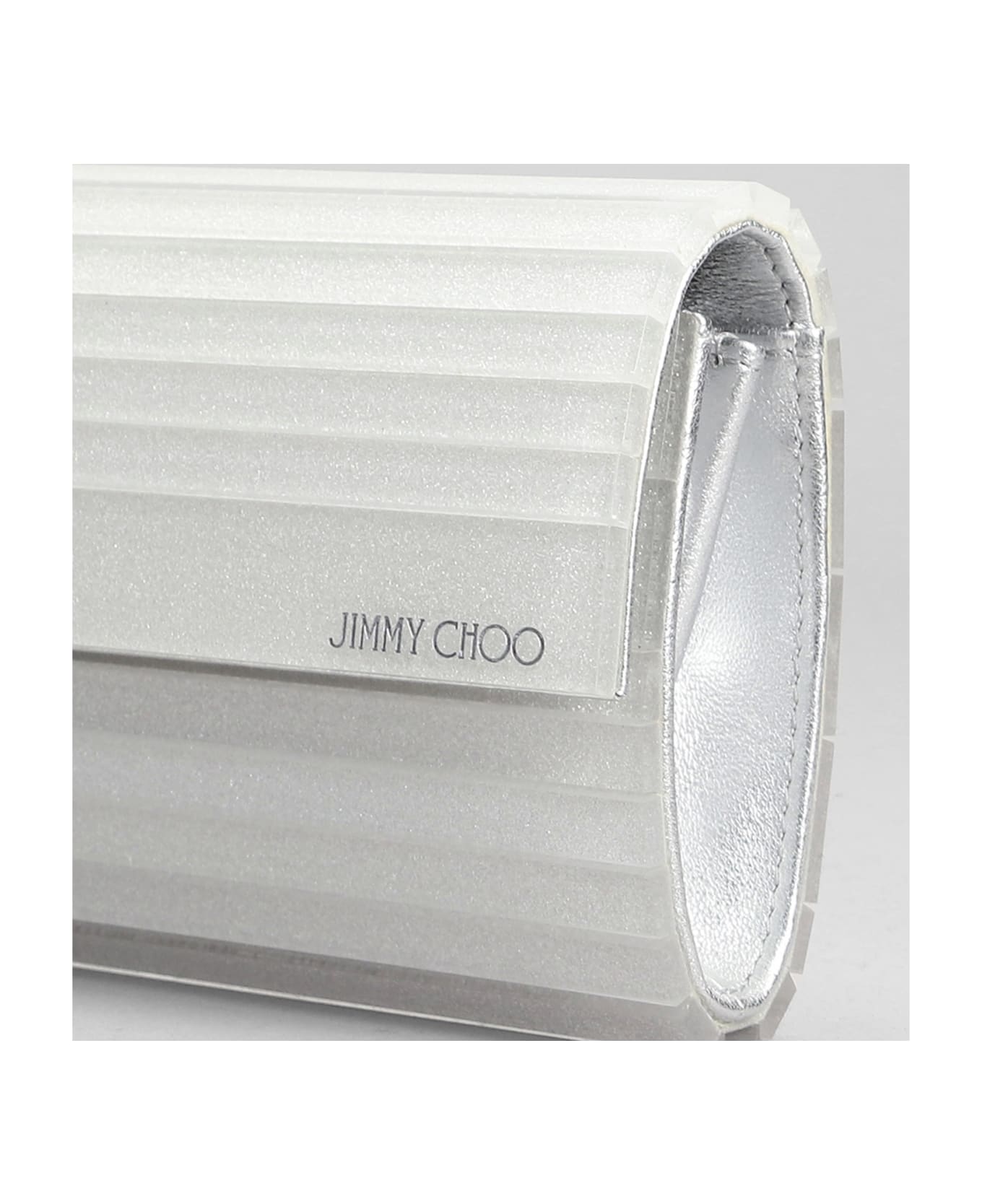Jimmy Choo Sweetie Clutch In White Acrylic - white