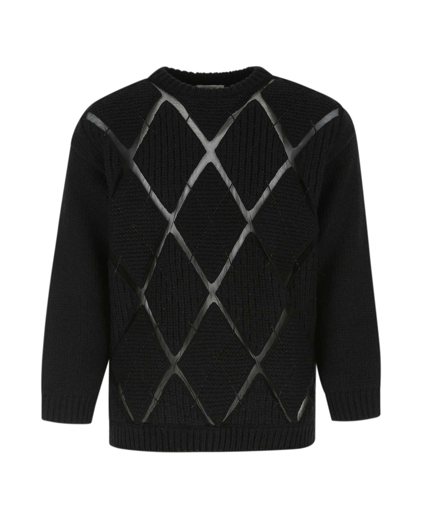 Valentino Garavani Black Wool Sweater - N01