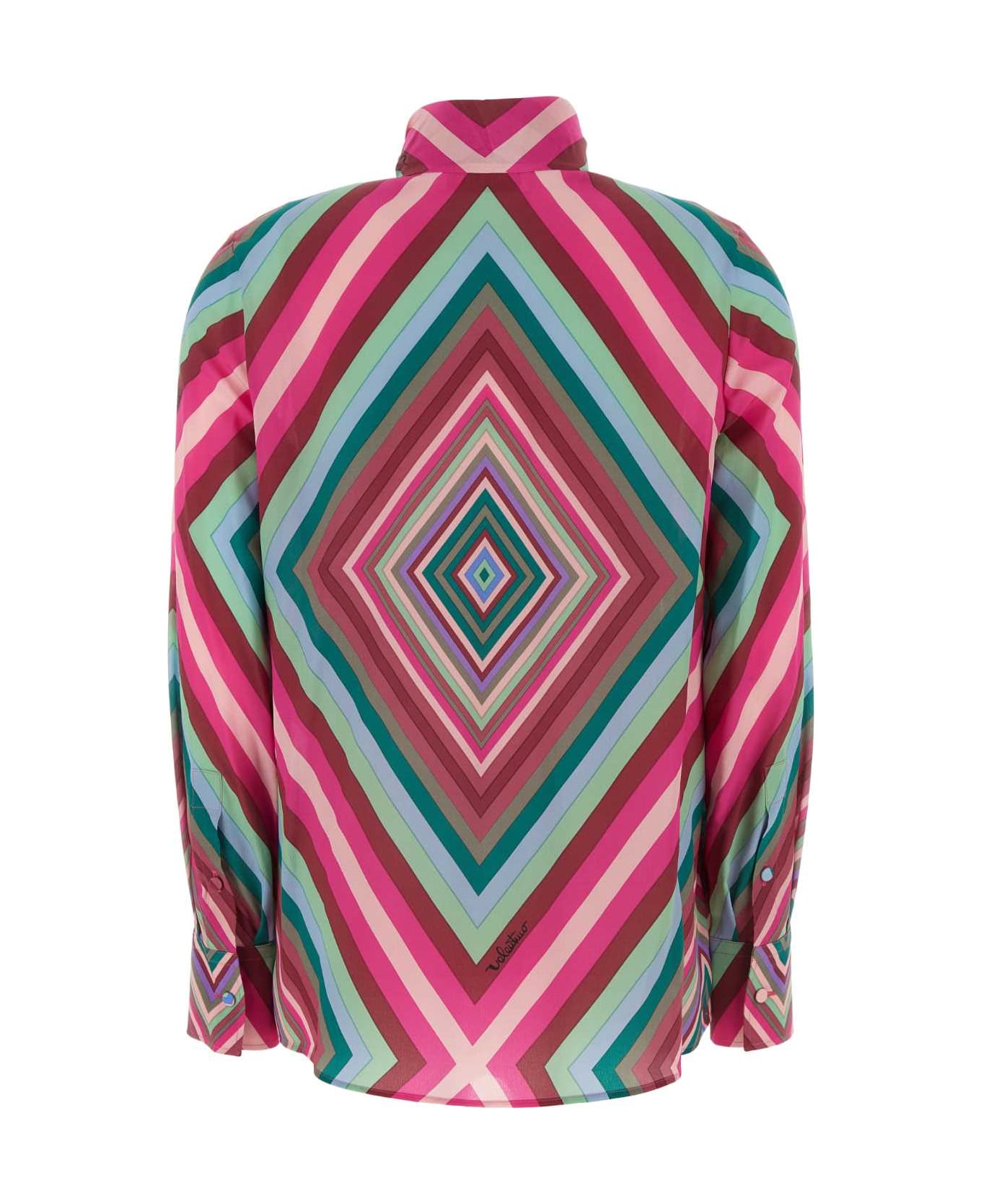 Valentino Garavani Printed Crepe Shirt - MULTICOLOR