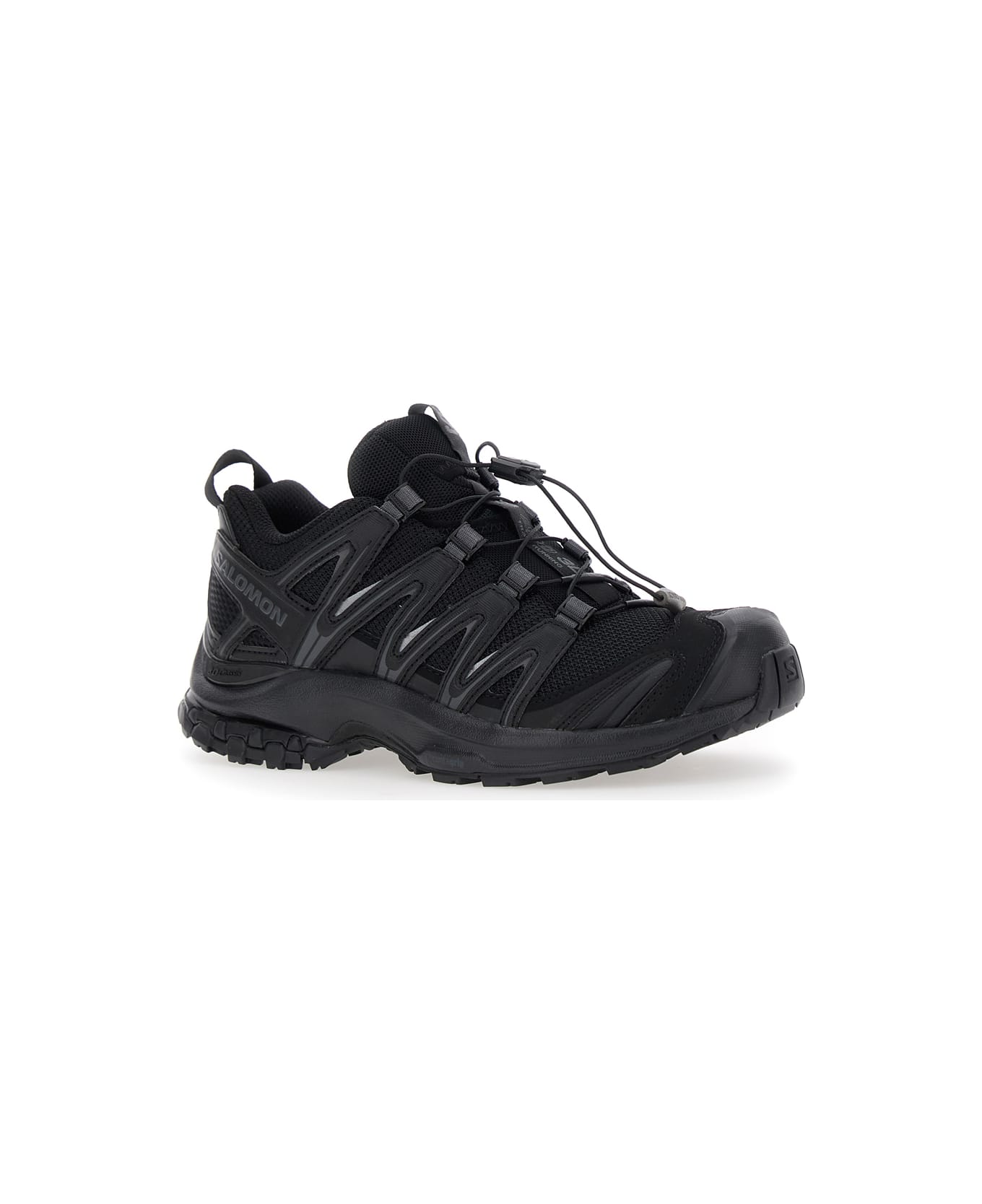 Salomon 'xa Pro 3d' Black Sneakers With Logo Patch On The Side And Panelled Design In Tech Fabric Unisex - Black