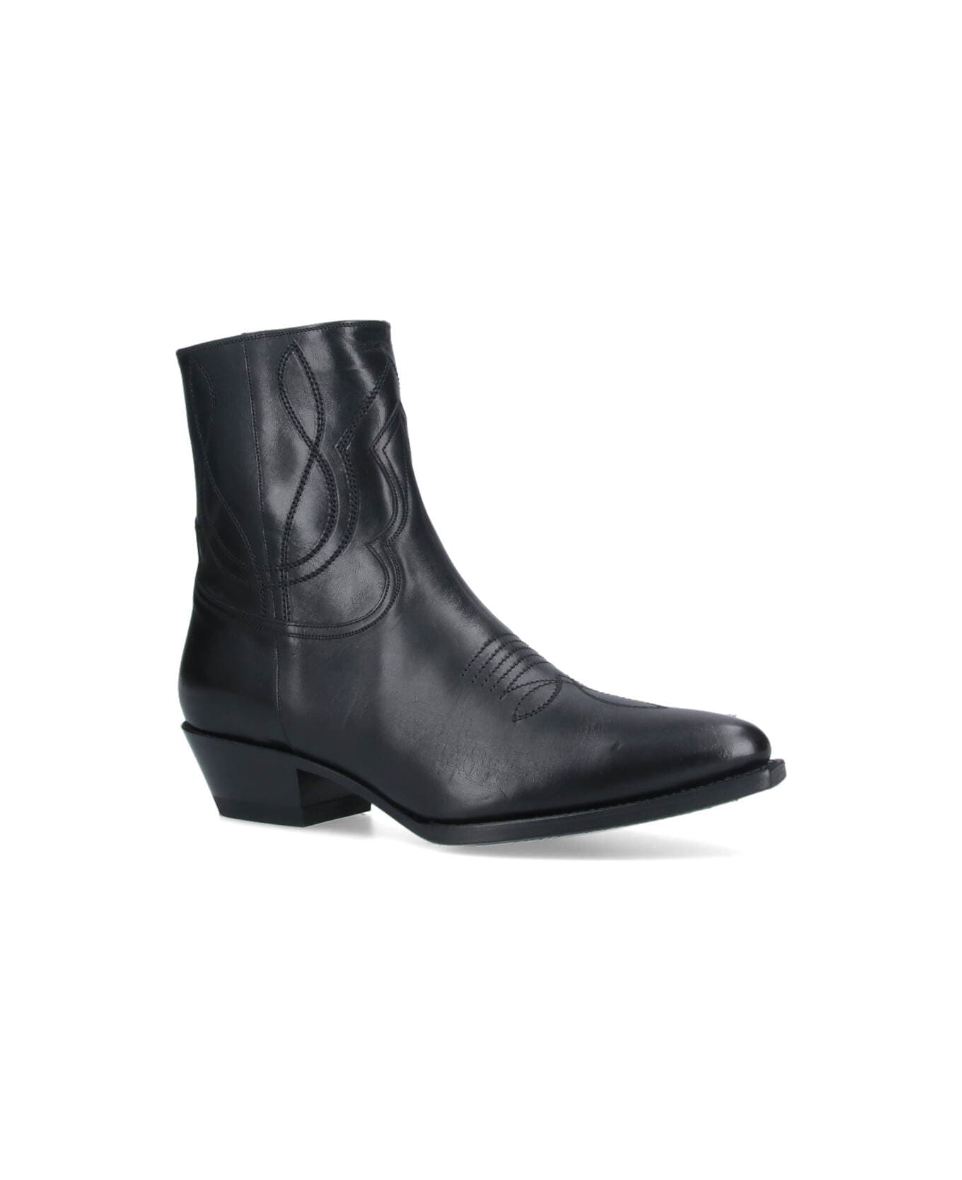 Celine 'western' Boots - Black  