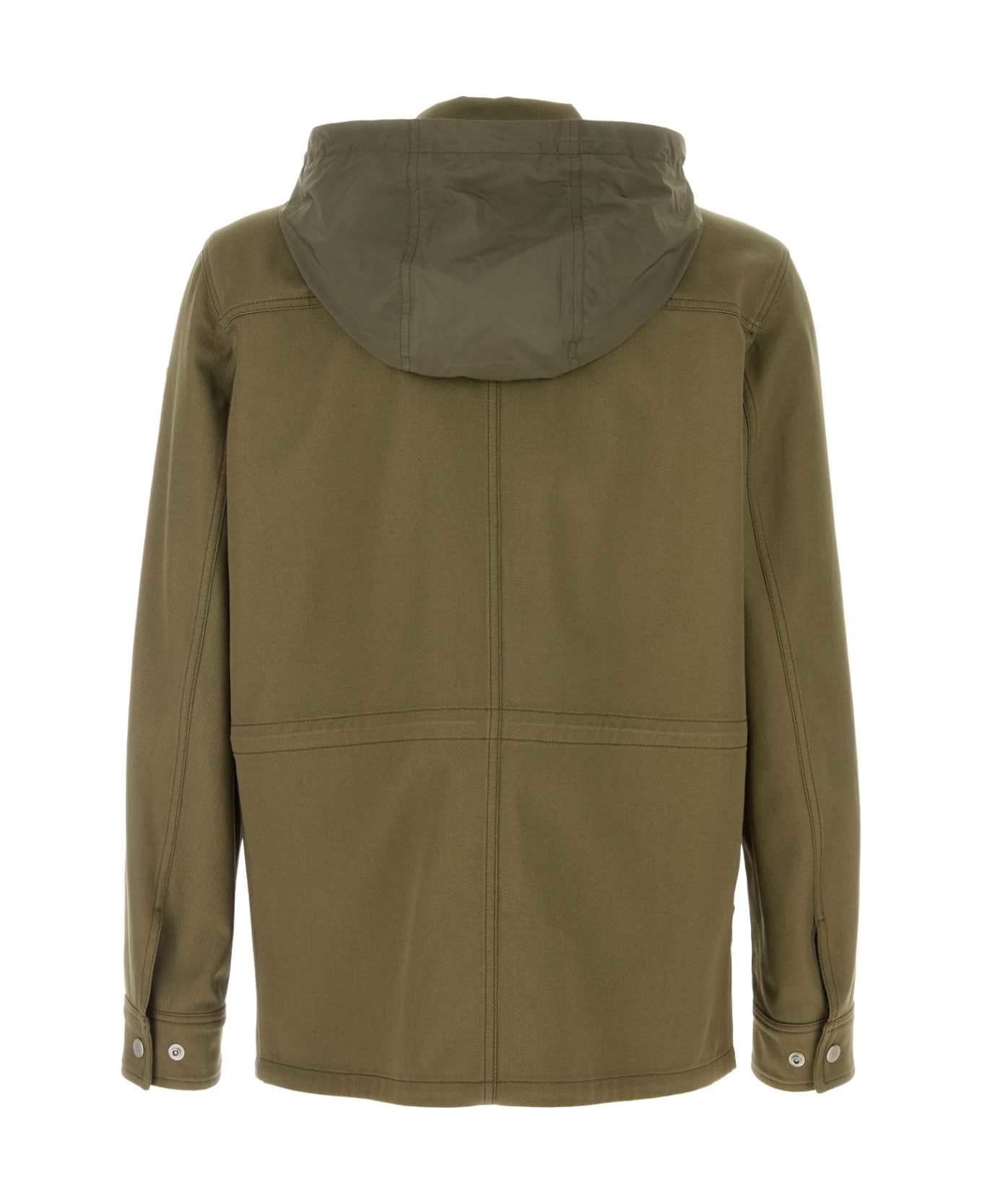 Moncler Army Green Cotton Guerledan Jacket - 81M