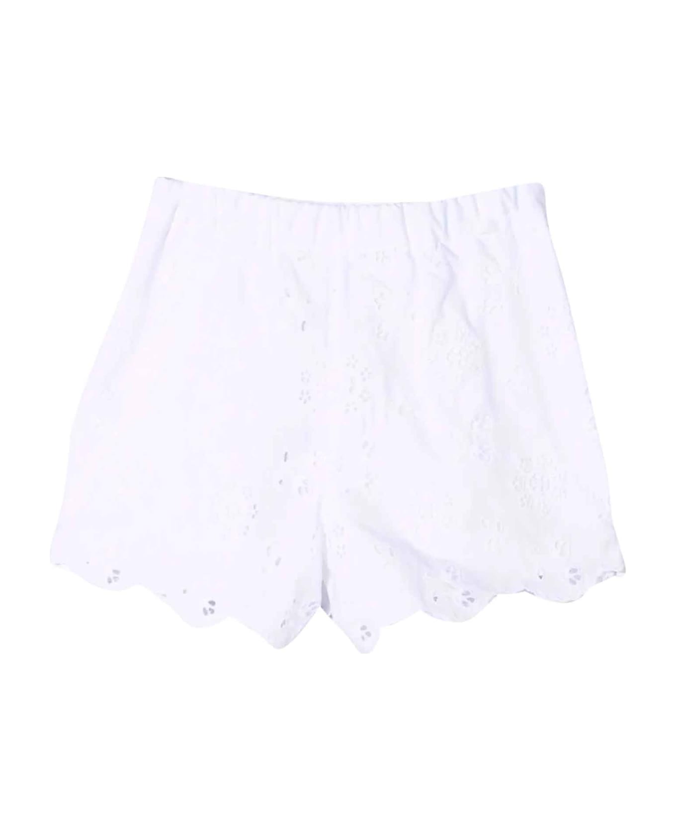 Dolce & Gabbana Floral Shorts - Bianco