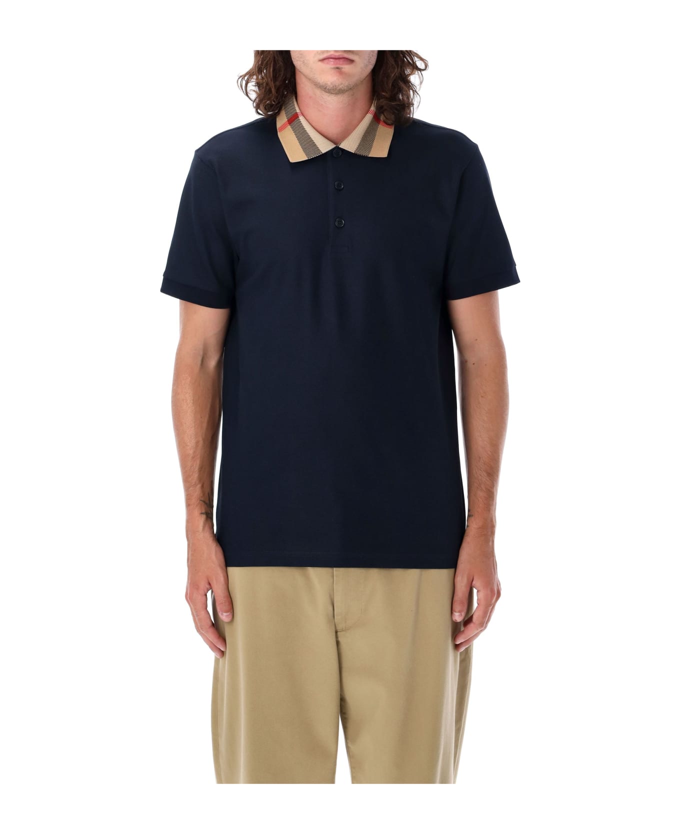 Burberry London Cody Polo Shirt - SMOKED NAVY