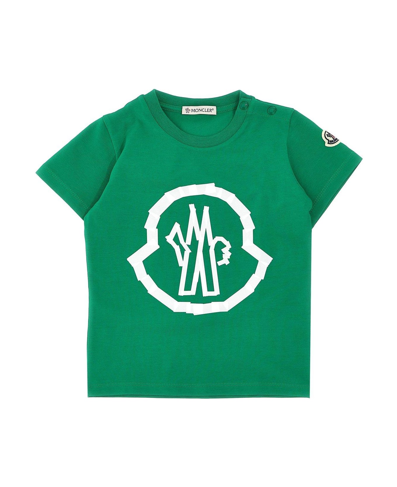 Moncler Logo Printed Crewneck T-shirt Tシャツ＆ポロシャツ