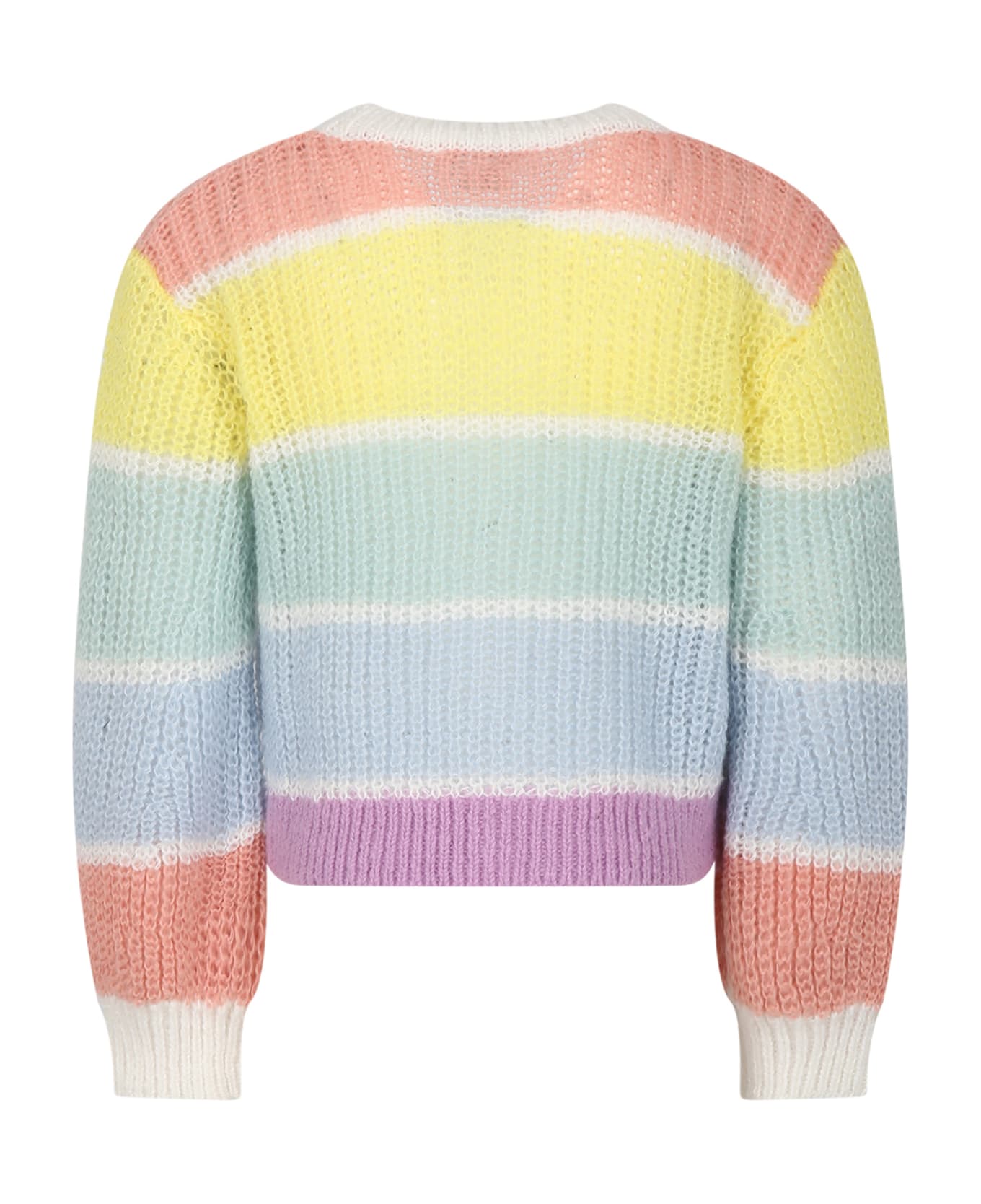 Stella McCartney Kids Multicolor Cardigan For Girl - Multicolor ニットウェア＆スウェットシャツ