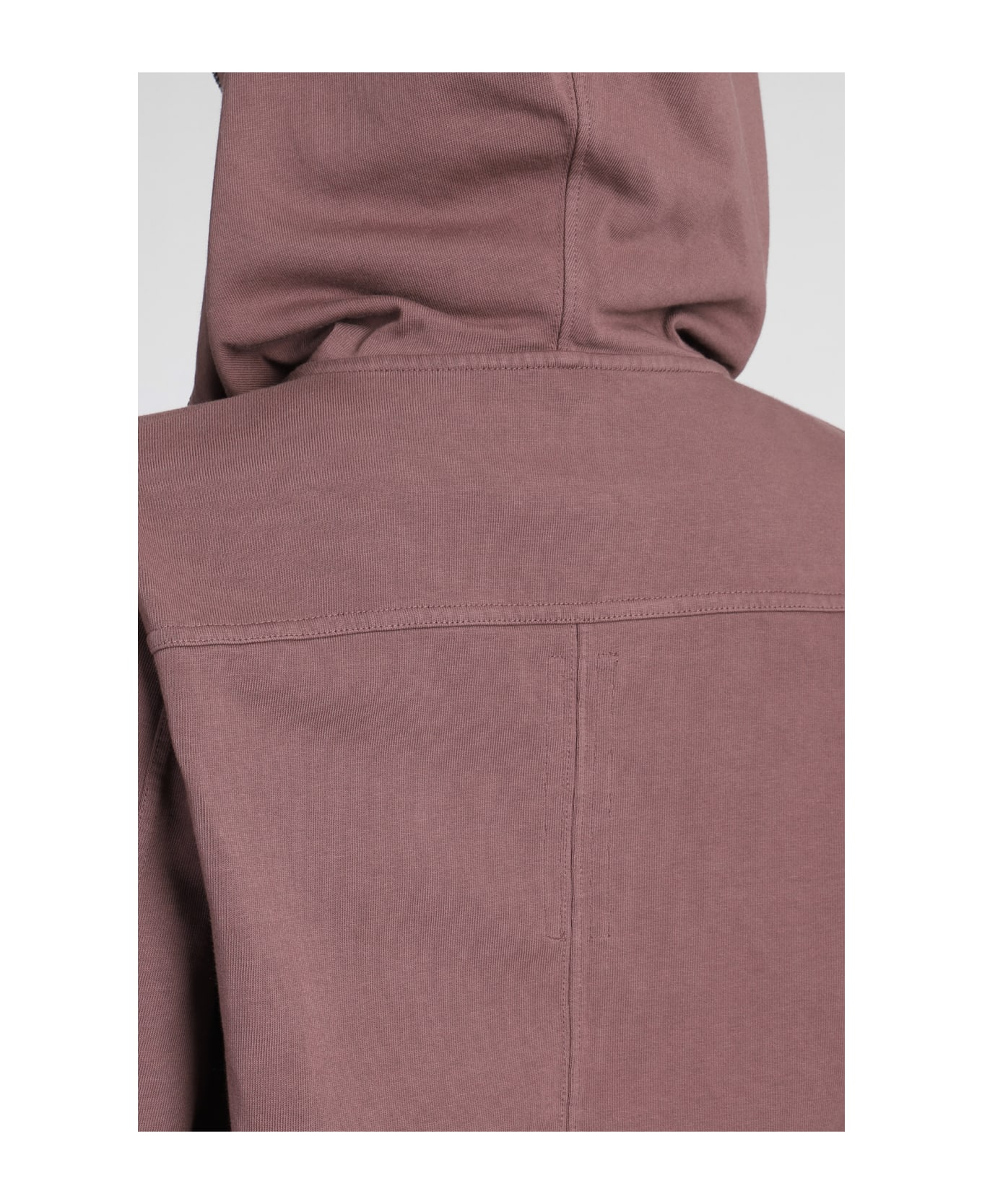 DRKSHDW Small Gimp Hoodie Sweatshirt In Viola Cotton - Viola