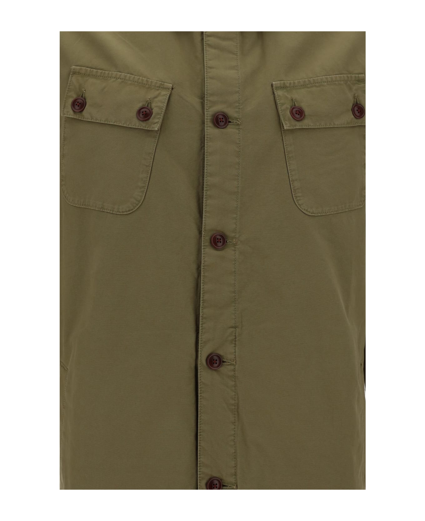 Barbour Harris Overshirt - Olive Branch
