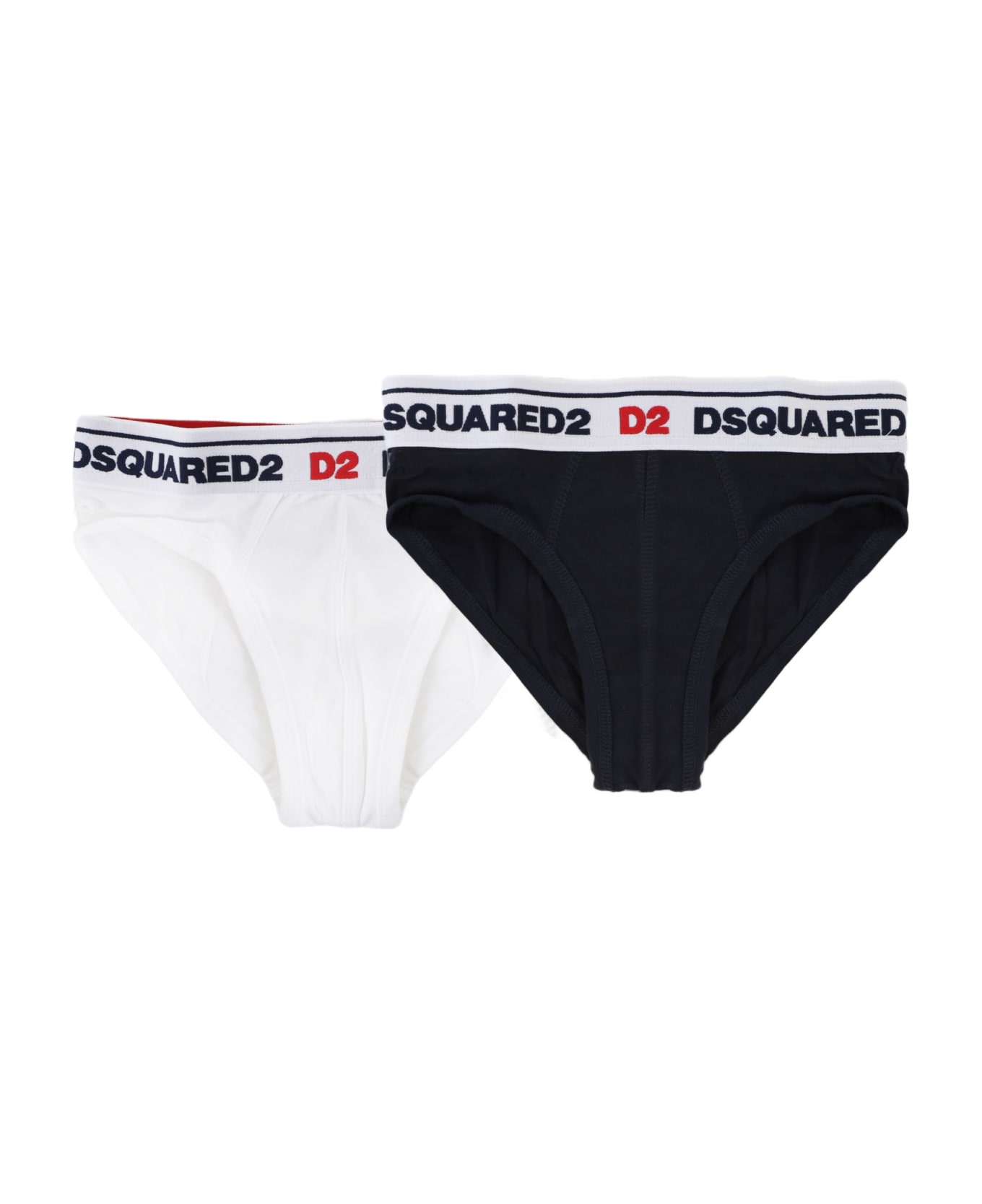 Dsquared2 Pack Of 2 Stretch Jersey Slip - Multicolor