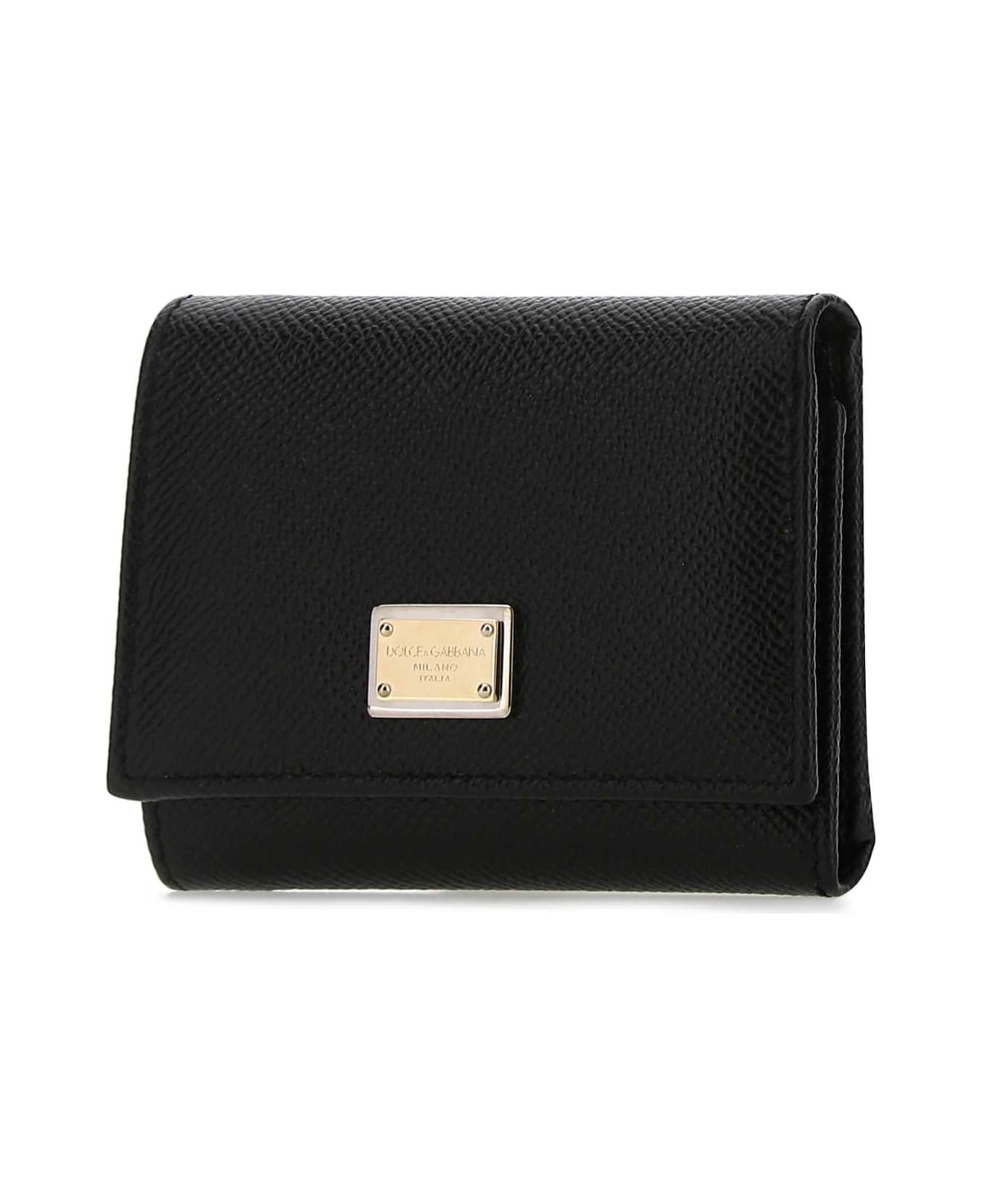 Dolce & Gabbana Black Leather Wallet - 80999