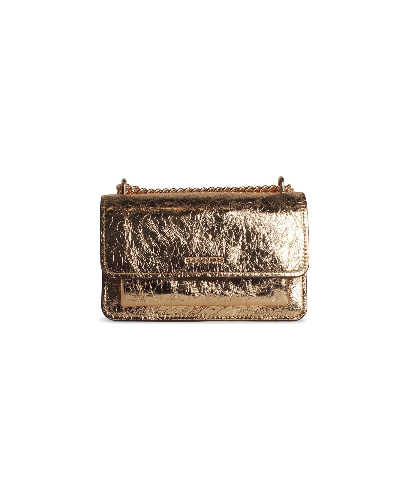 MICHAEL Michael Kors 
claire
 Gold Leather Crossbody Bag - Gold