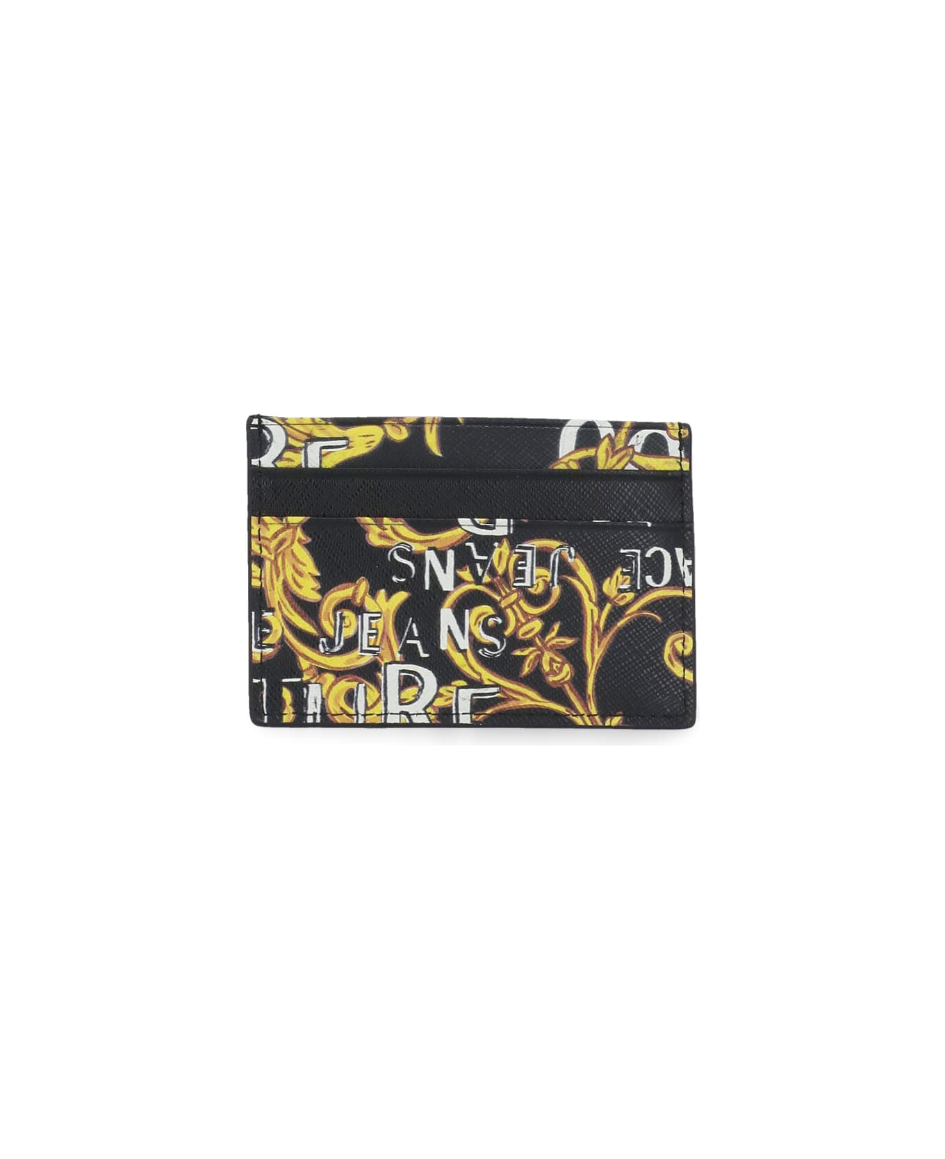 Versace Jeans Couture Logo Cards Holder - Black 財布