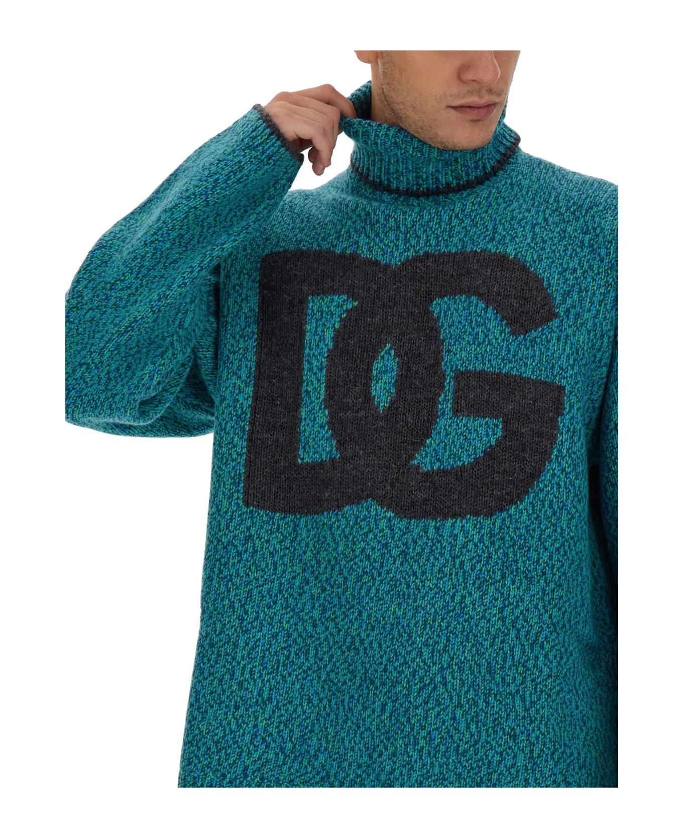 Dolce & Gabbana Logo Sweater - Multicolor ニットウェア