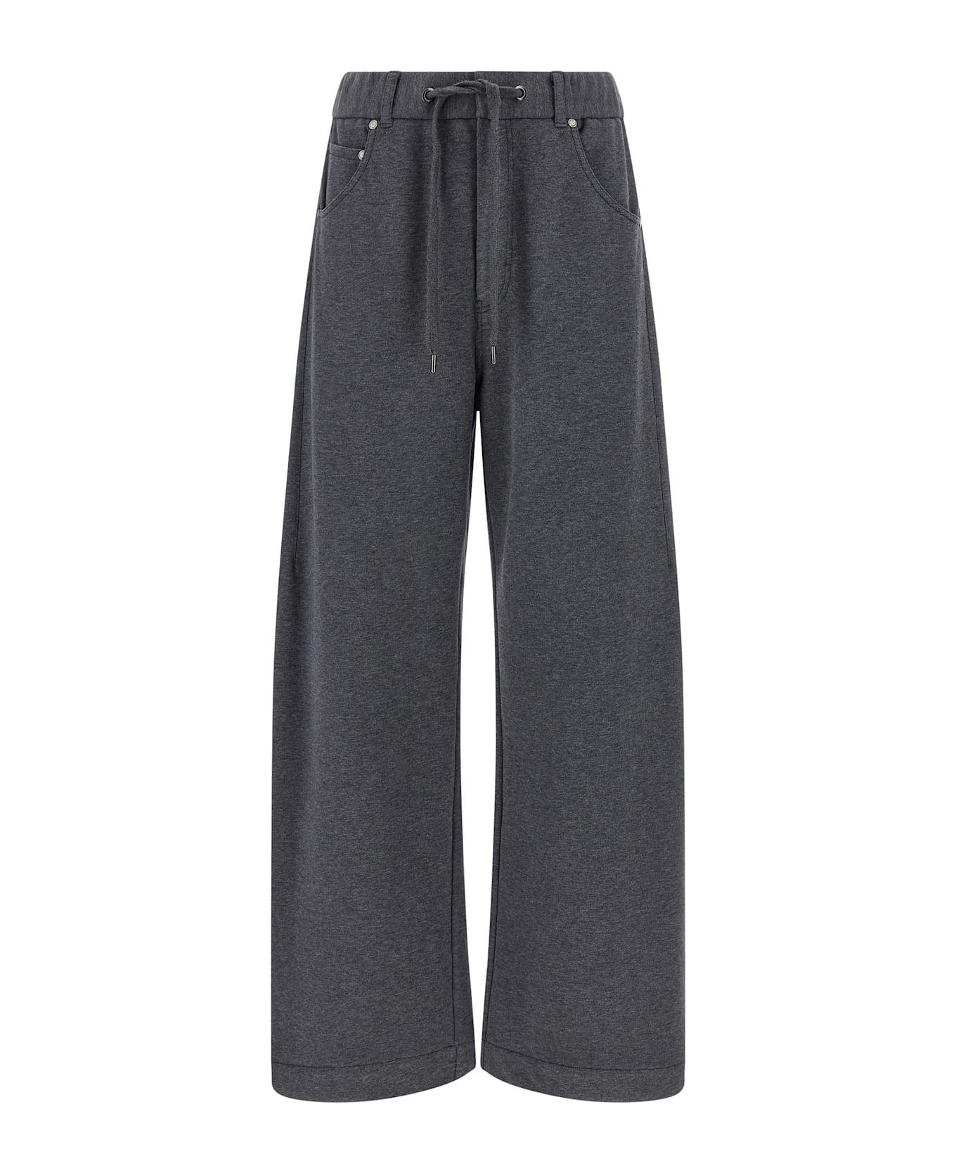 Brunello Cucinelli Cotton Joggers - Gray