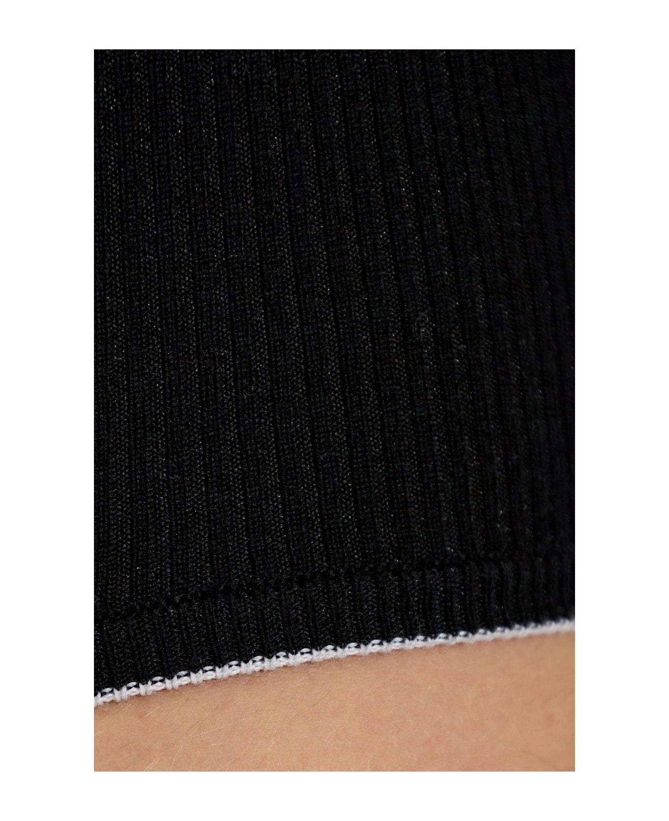 Jacquemus The Spiaggia Knit Shorts - BLACK