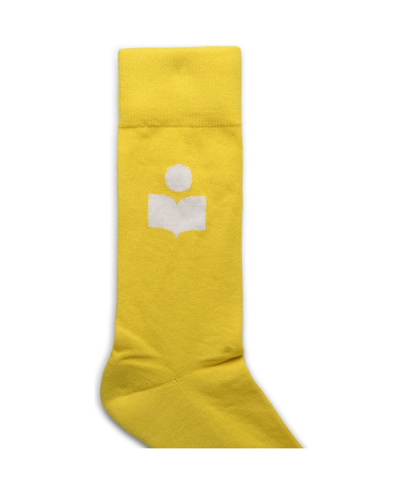 Isabel Marant 'siloki' Cotton Blend Socks - Yellow