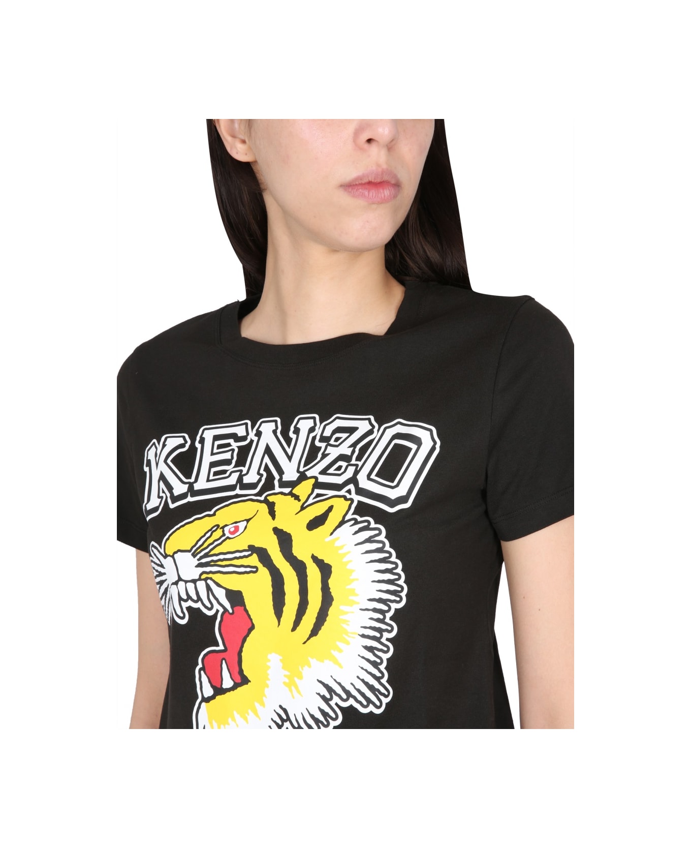 Kenzo Tiger Varsity T-shirt - BLACK Tシャツ