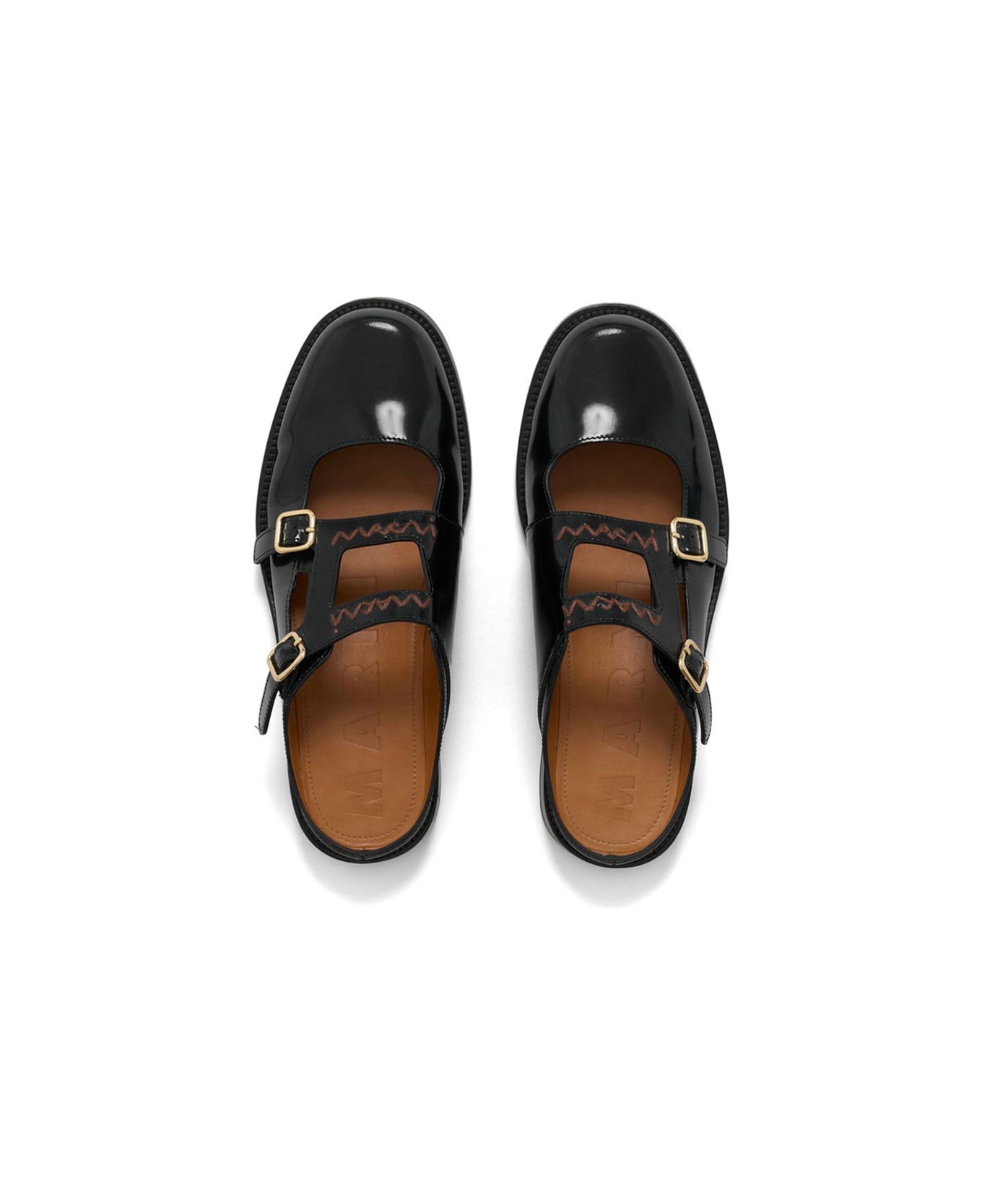 Marni Moccasin Sabot - Black