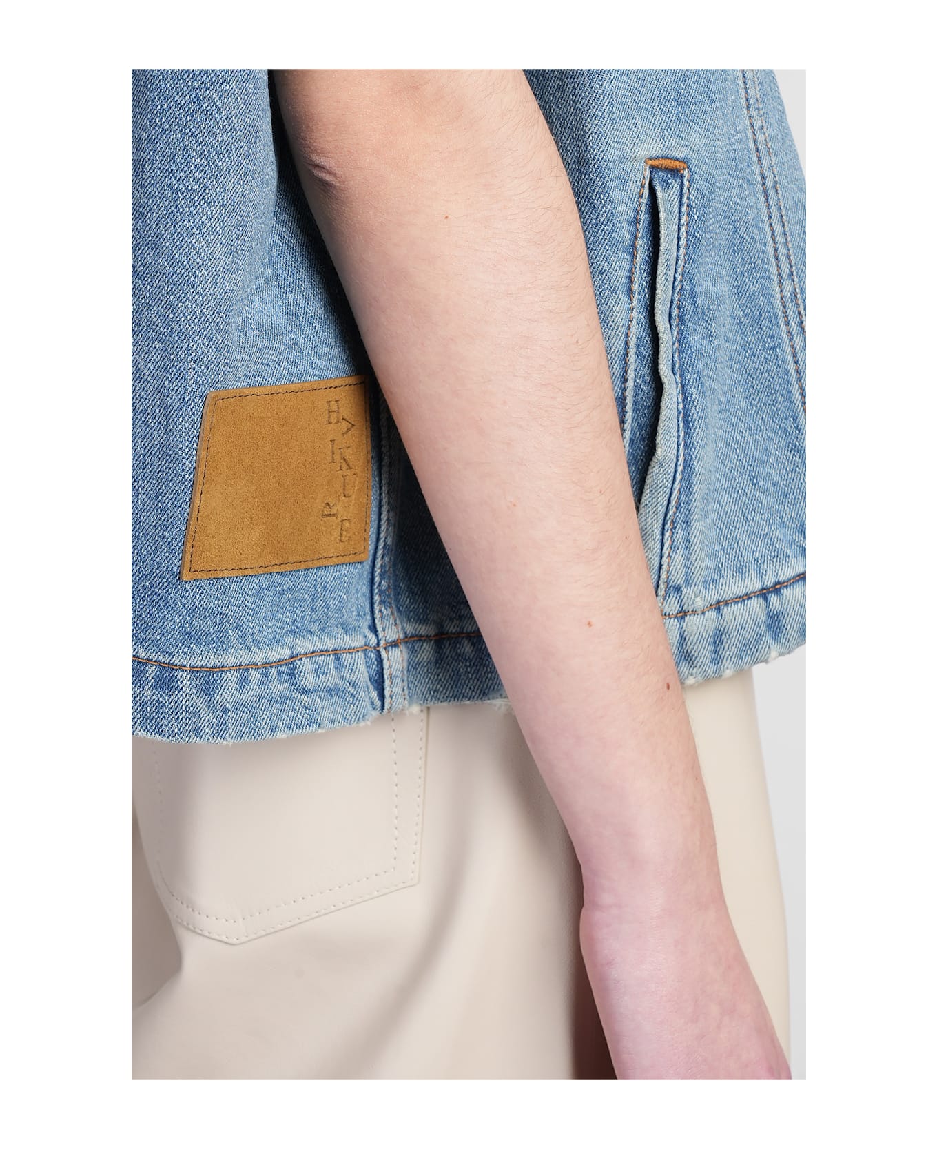 Haikure Gail Denim Jackets In Blue Denim - blue
