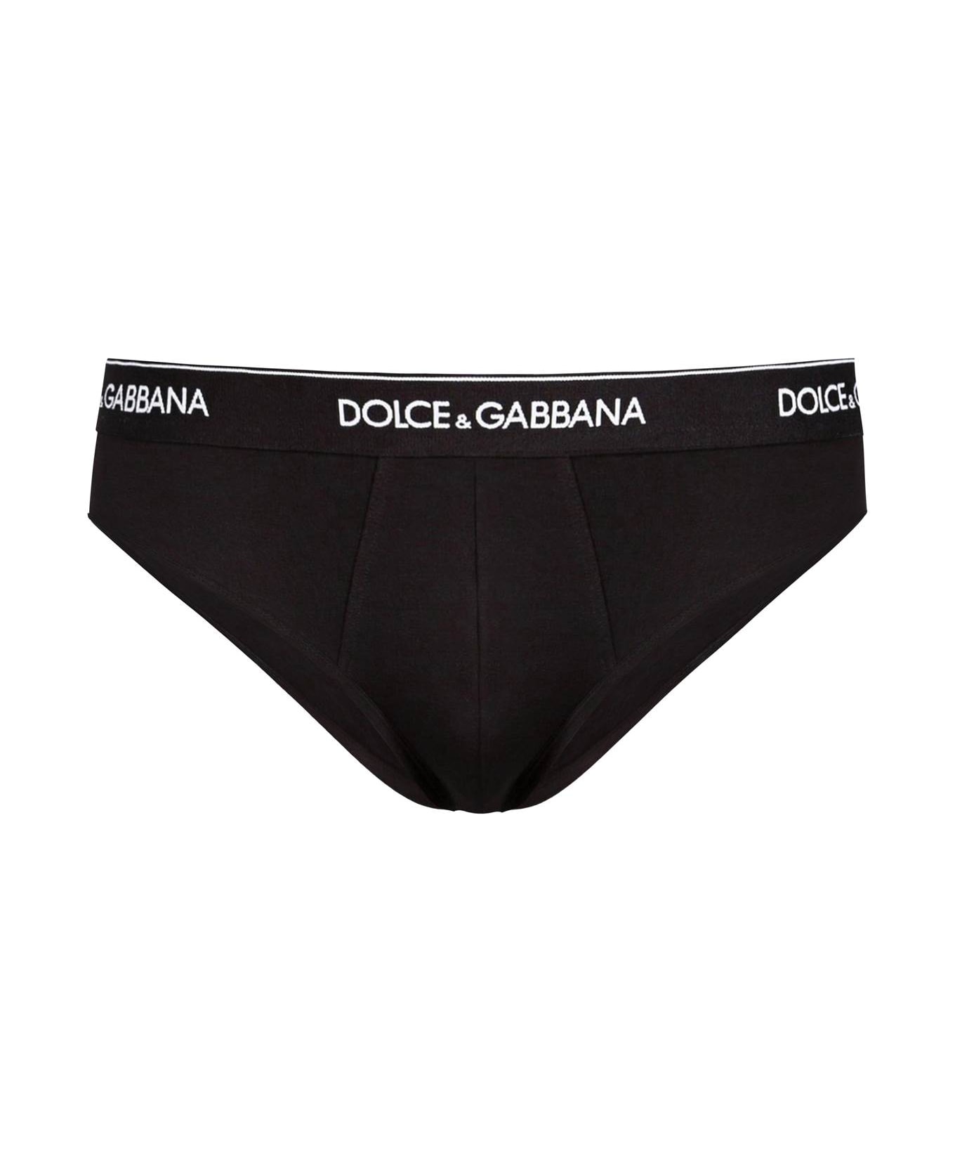 Dolce & Gabbana Cotton Briefs - Black