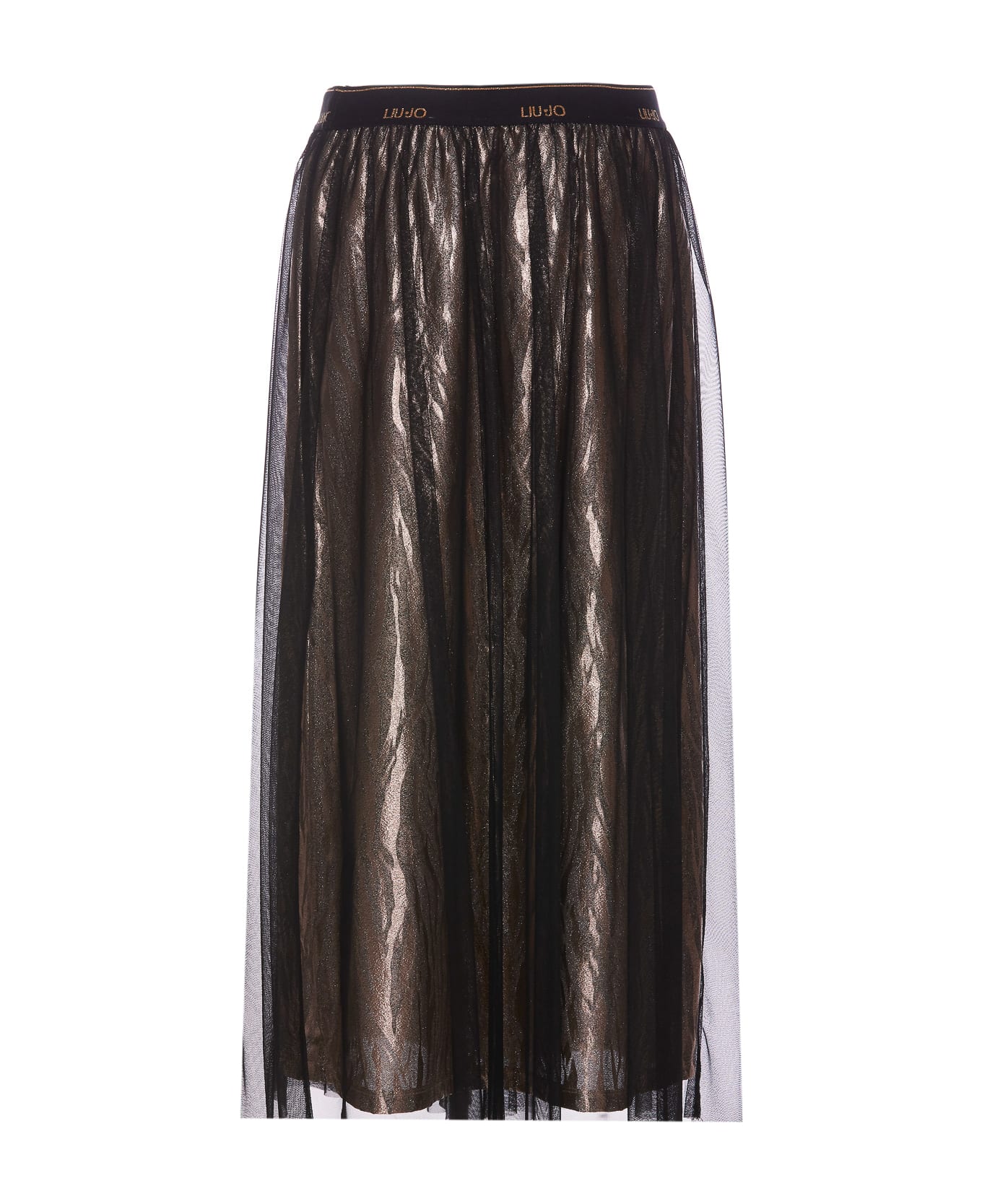 Liu-Jo Animalier Skirt - Brown