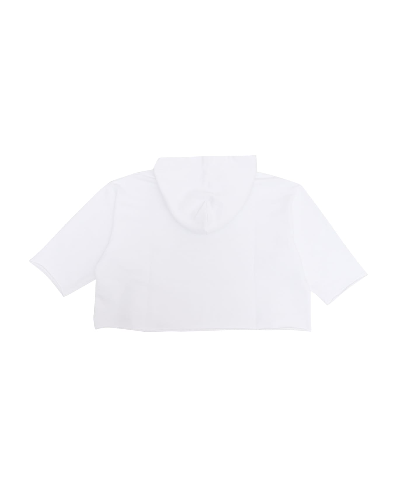 MM6 Maison Margiela White Sweatshirt With Logo - WHITE ニットウェア＆スウェットシャツ