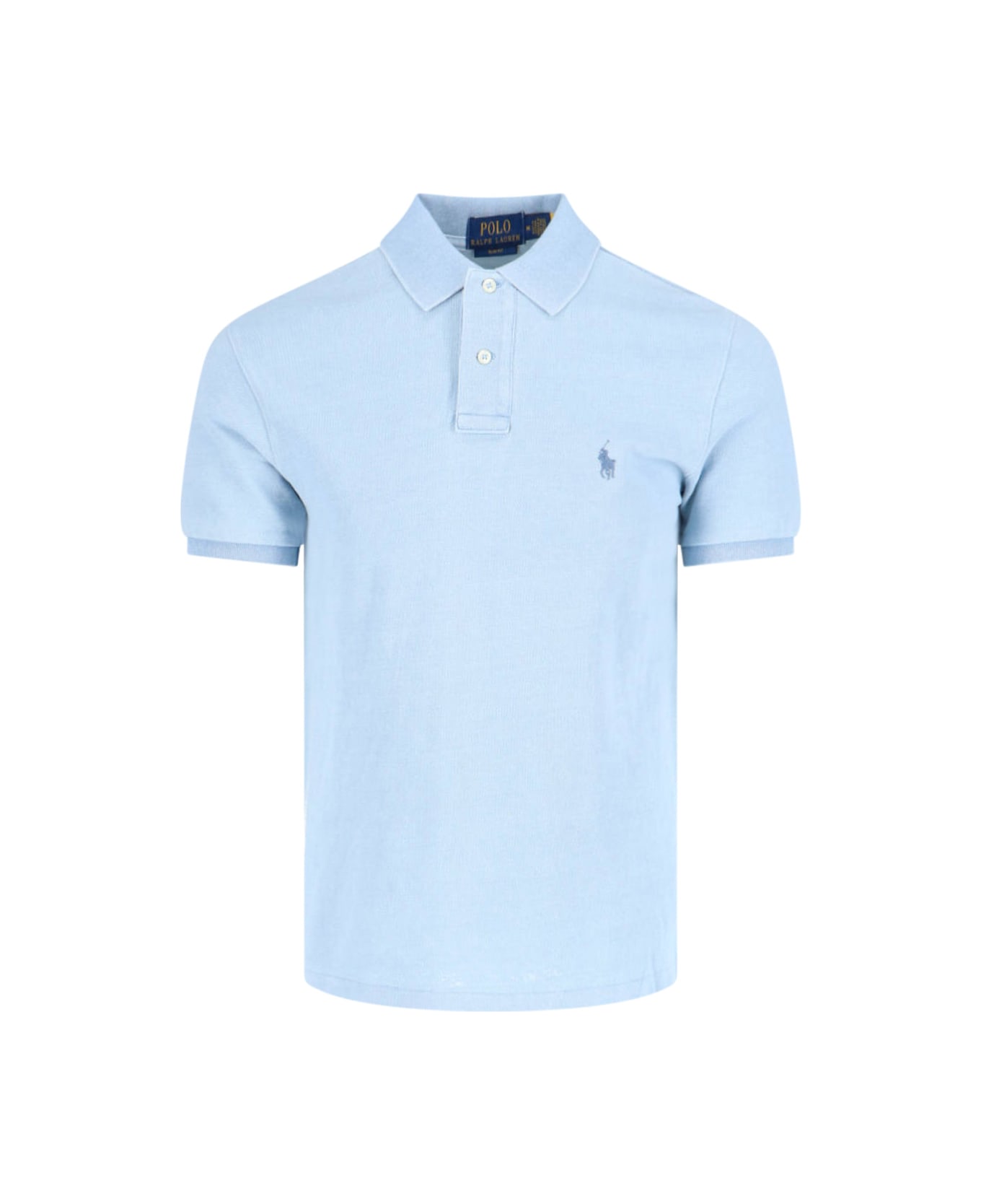 Polo Ralph Lauren Logo Polo Shirt - Light Blue