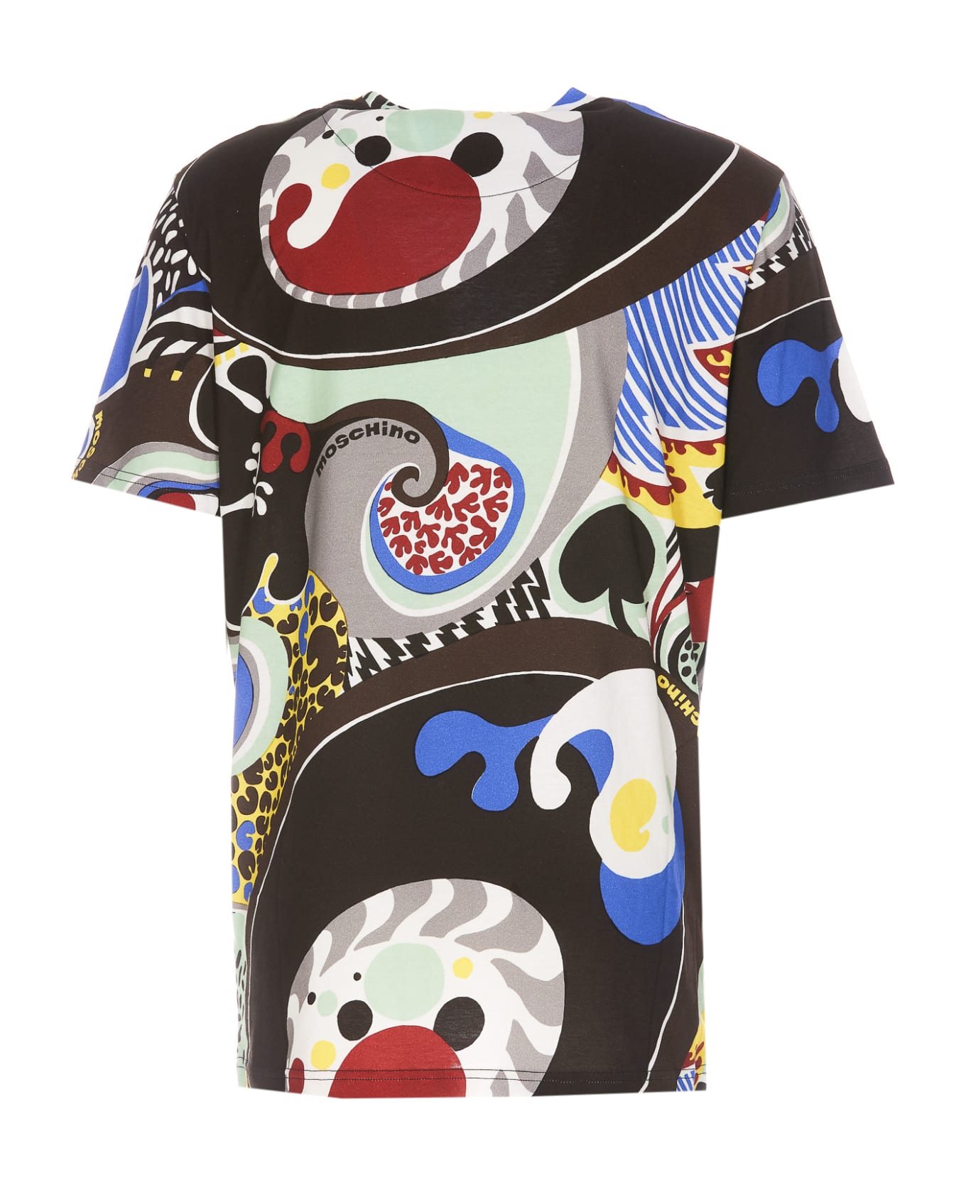 Moschino Psychedelic Print T-shirt - Black シャツ