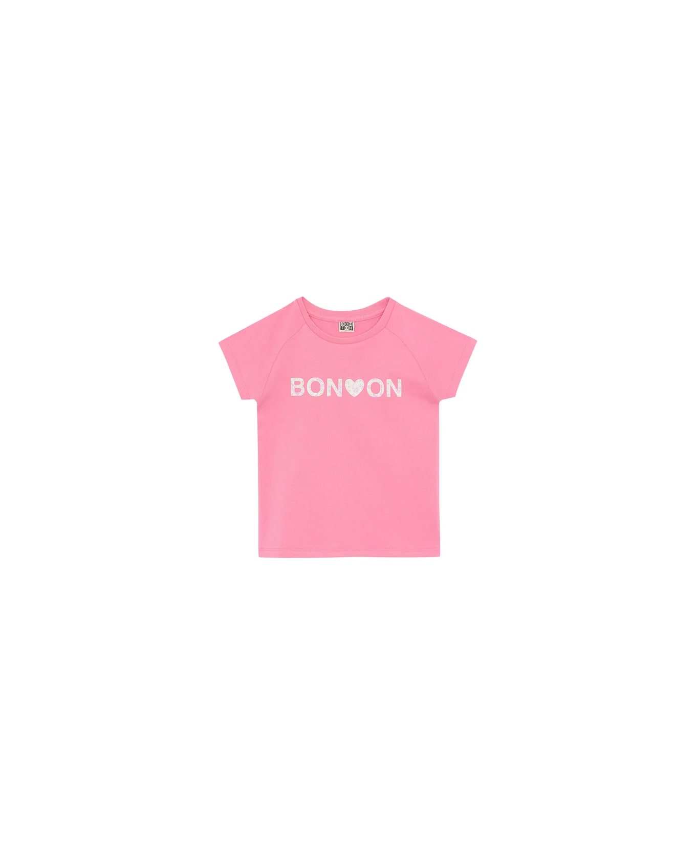 Bonton T-shirt Con Stampa - Pink