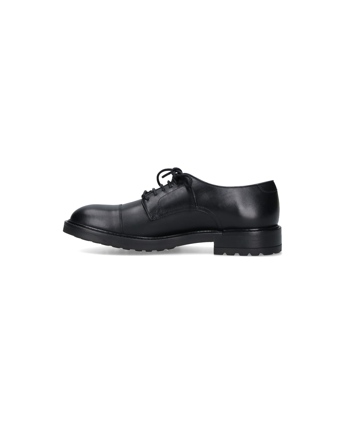 Alexander Hotto Leather Derby Shoes - Black  