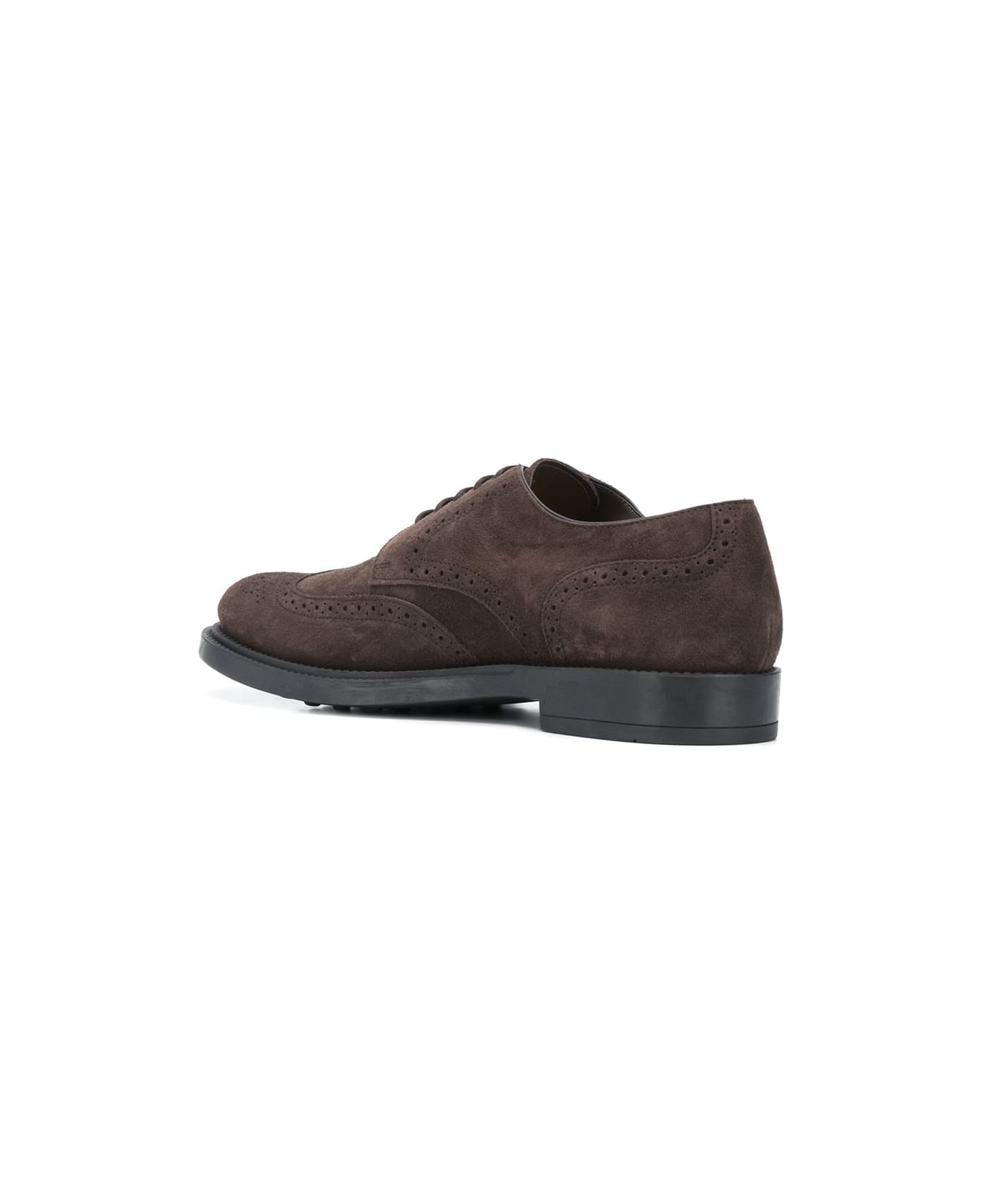 Tod's Classic Perforated Derby Shoes - Brown
