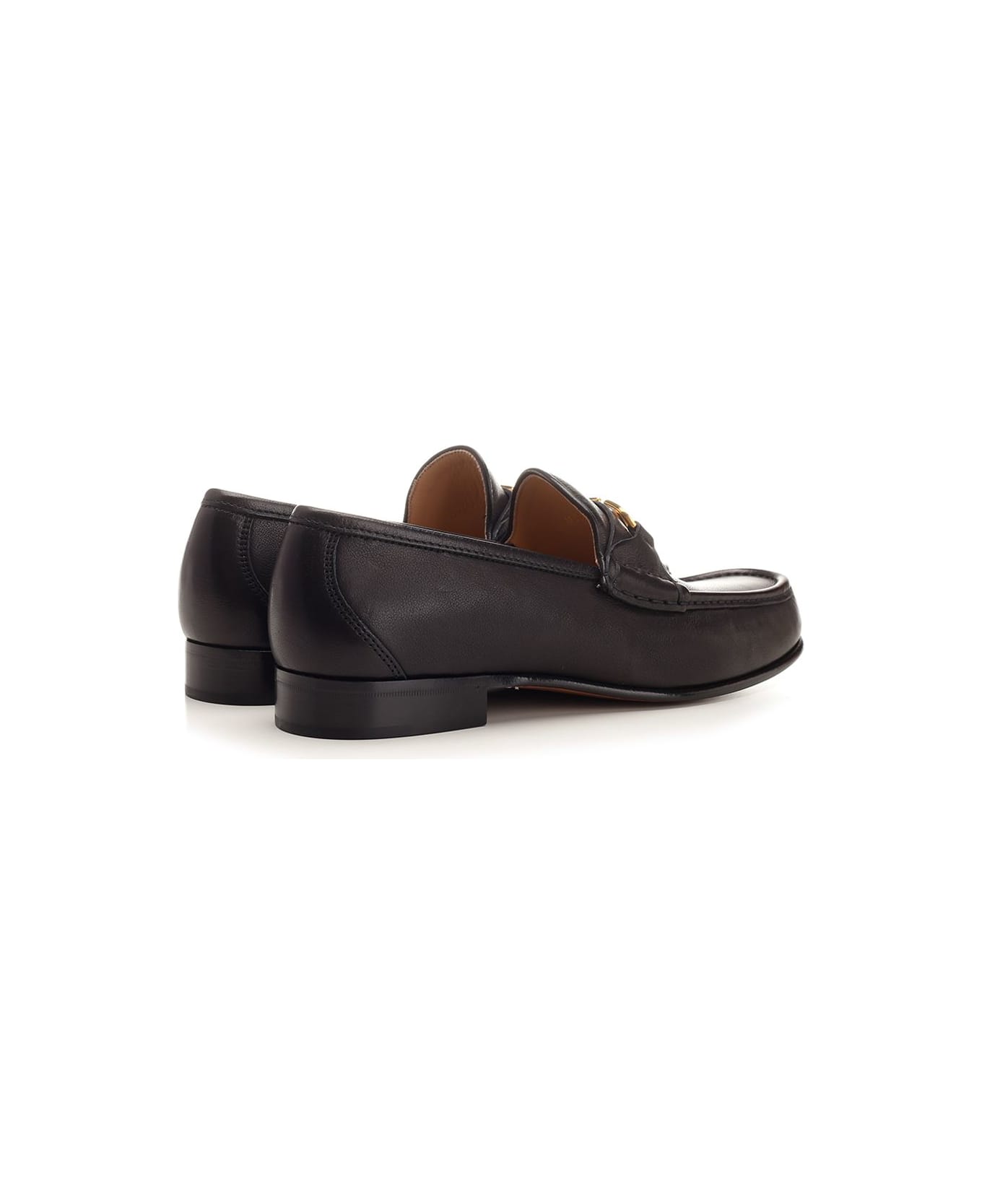 Valentino Garavani Vlogo Signature Loafer - BLACK レースアップシューズ