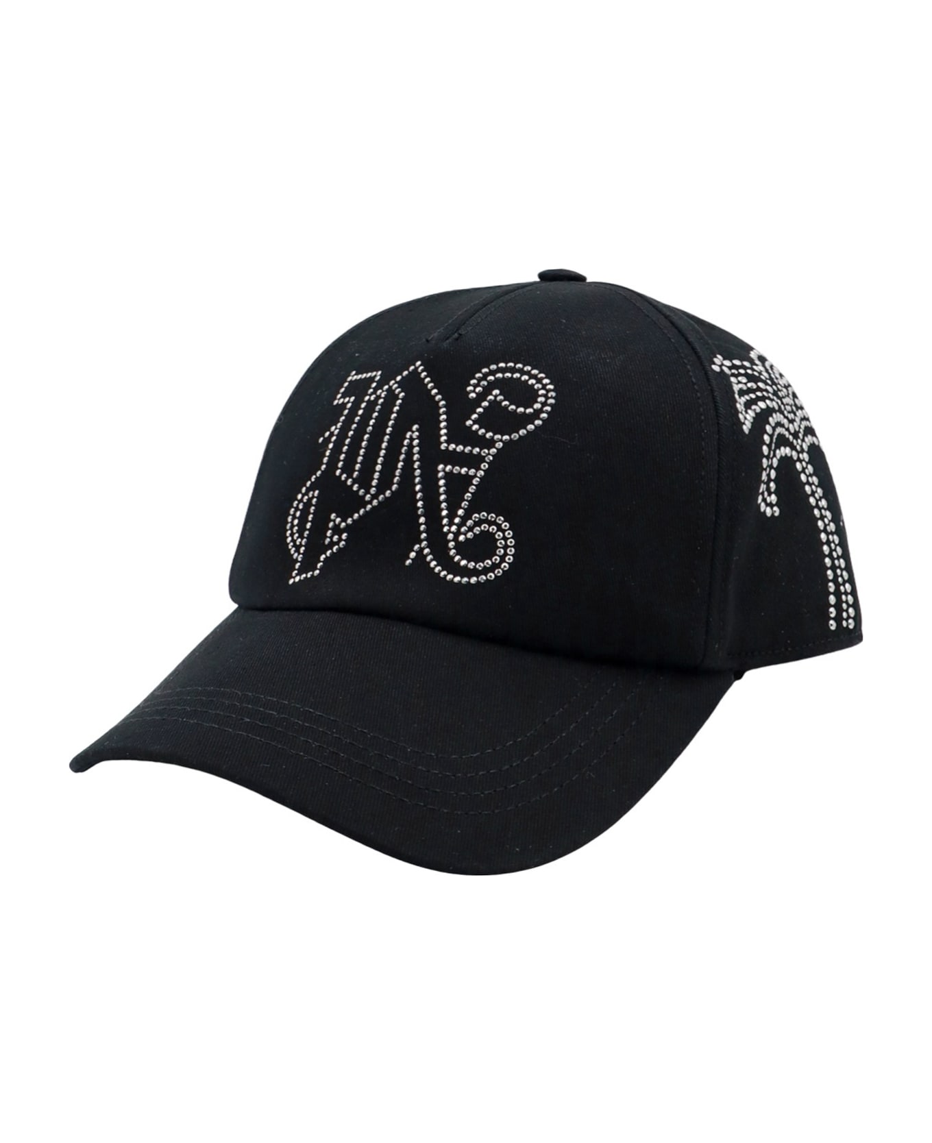 Palm Angels Baseball Cap - Black