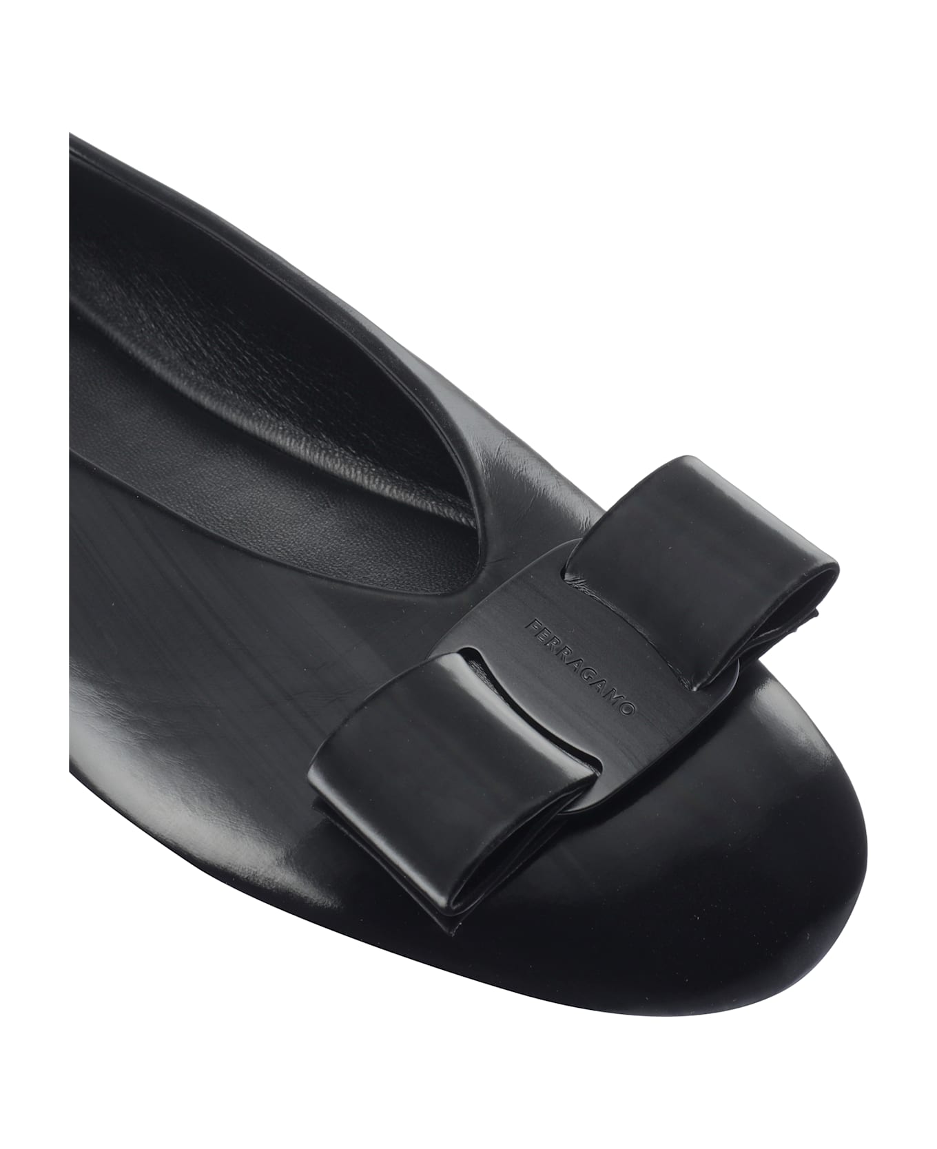 Ferragamo Vanna Ballets - Black フラットシューズ