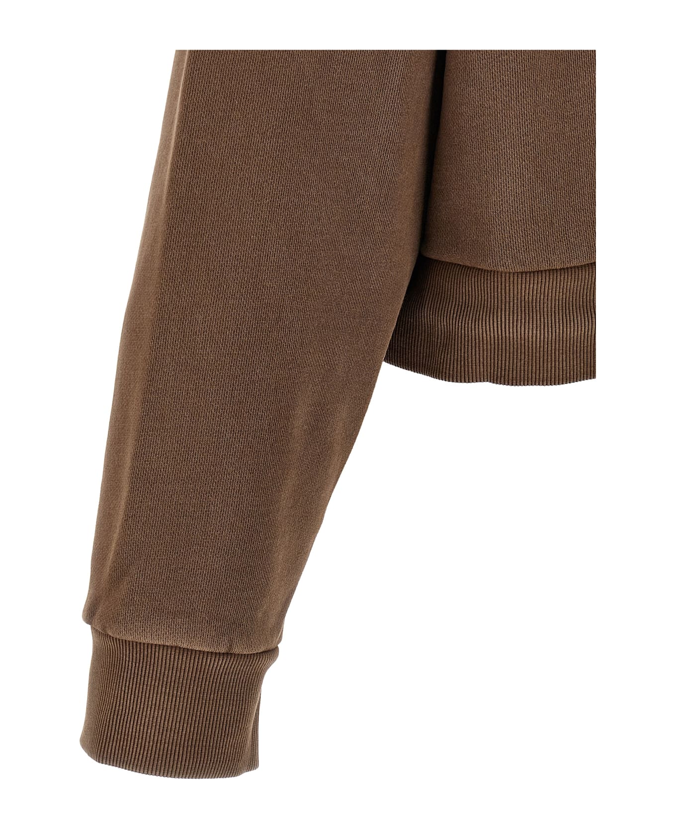 Entire Studios Cropped Hoodie - Bt Brunette