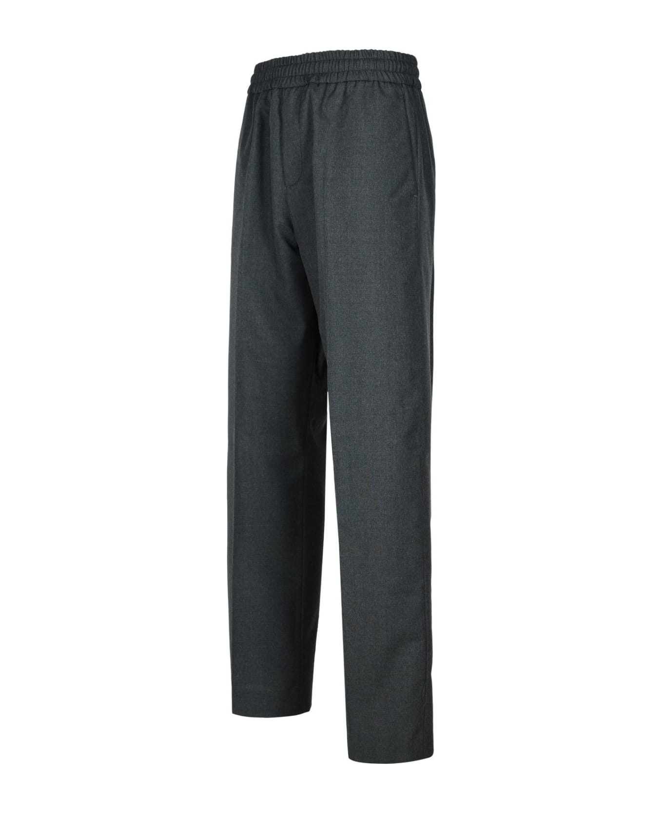 Golden Goose 'lenny' Grey Virgin Wool Pants - Grey