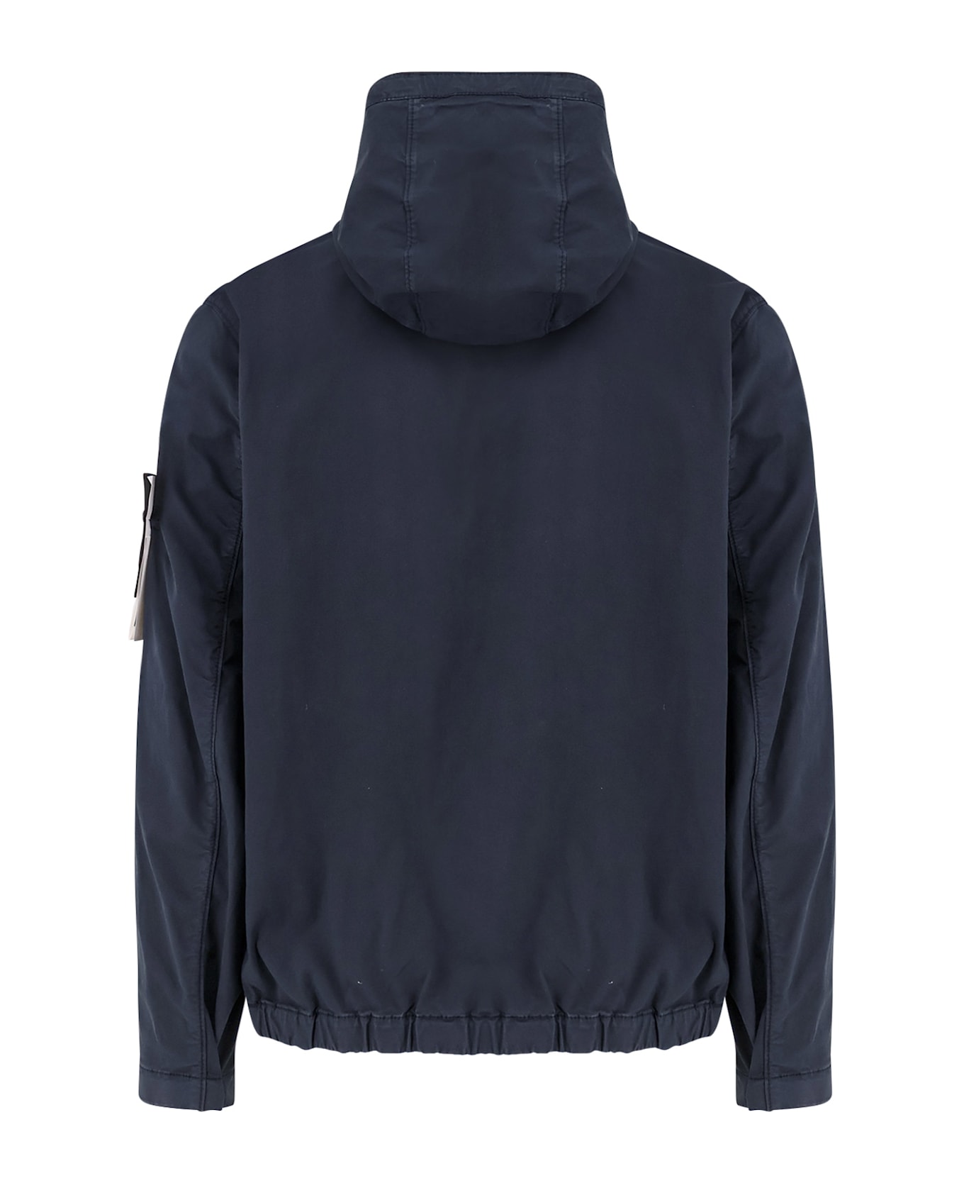 Stone Island Supima Cotton Twill Stretch-tc Jacket - Blue