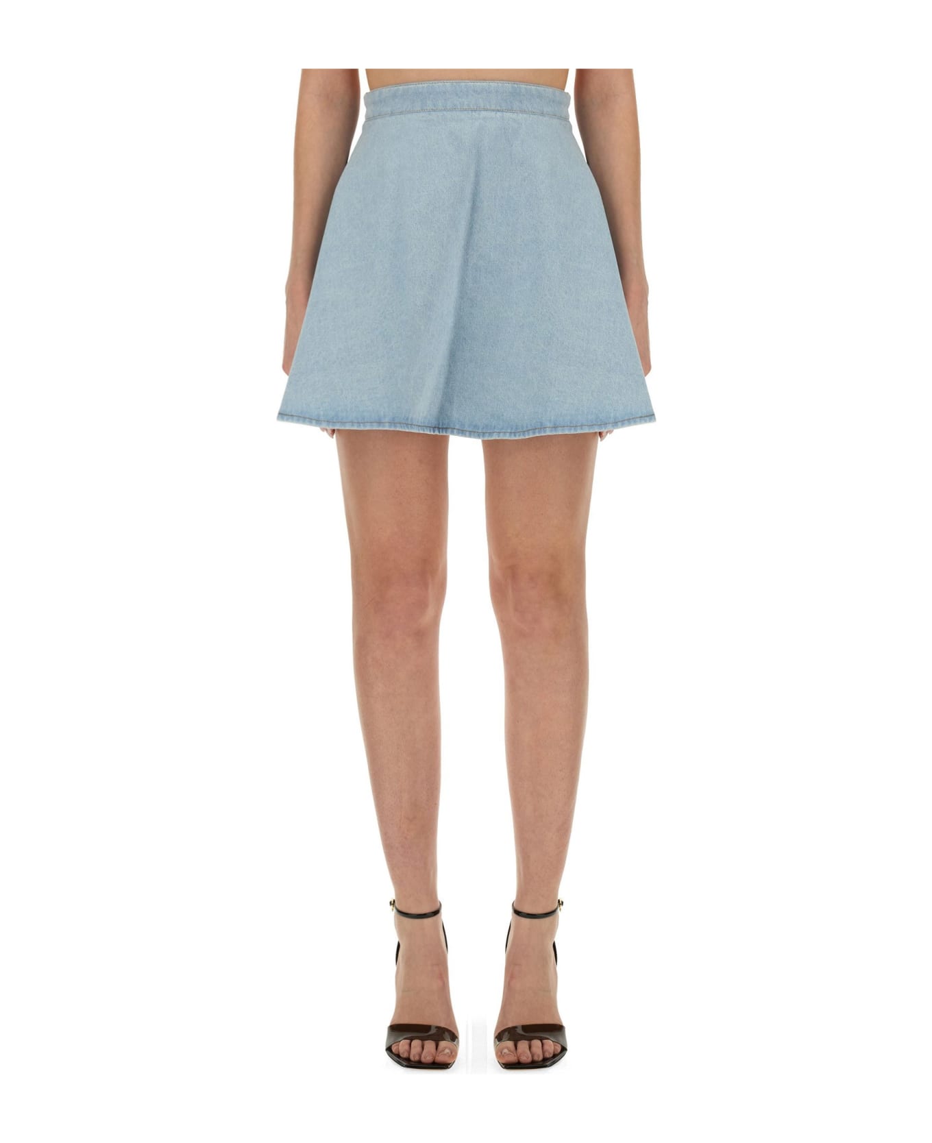 Nina Ricci Mini Skirt - Light Blue スカート