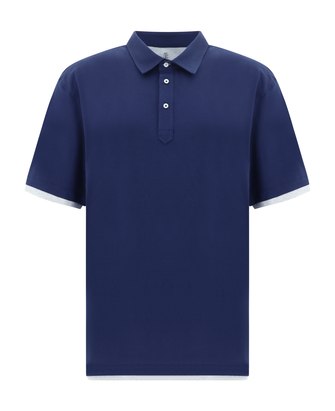 Brunello Cucinelli Polo Shirt - Blu Indigo