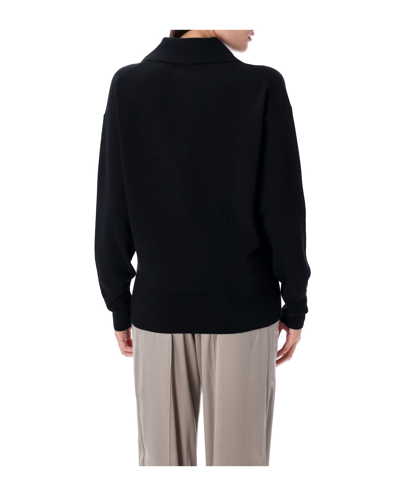 Tom Ford Cashmere Polo Sweater - BLACK