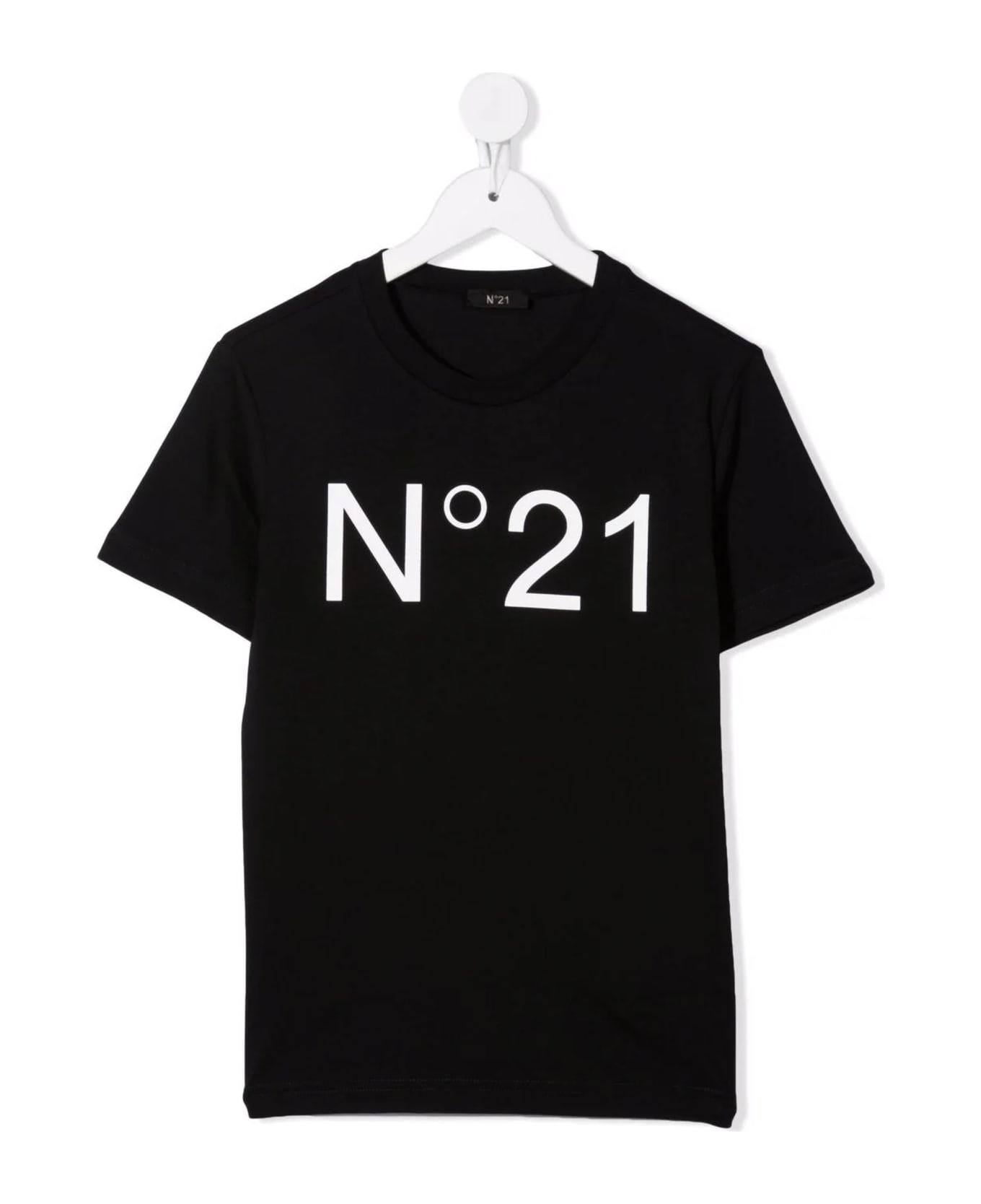 N.21 N°21 T-shirts And Polos Black - Black Tシャツ＆ポロシャツ