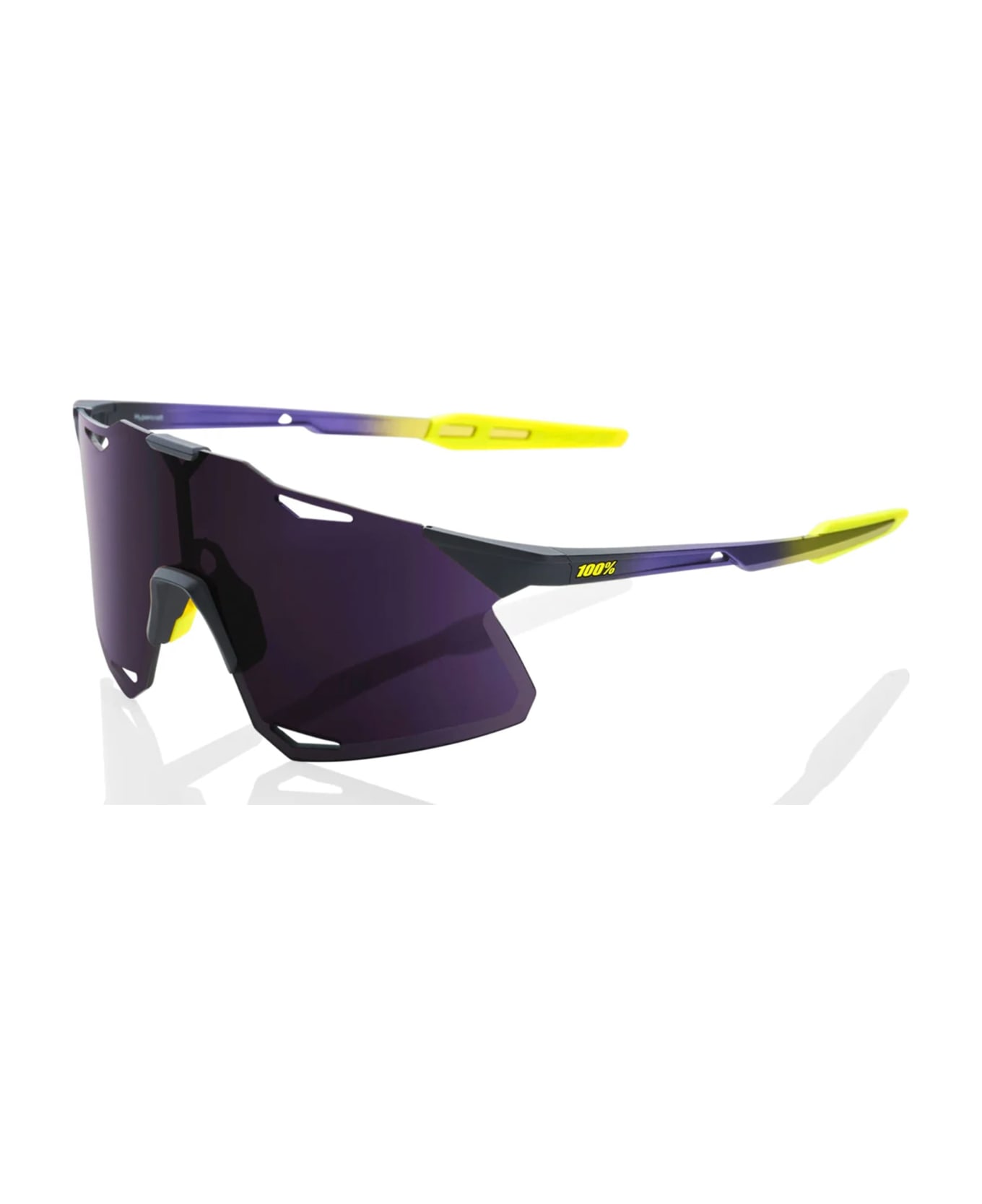 100% Hypercraft - Matte Metallic / Dark Purple Lens Sunglasses - violet