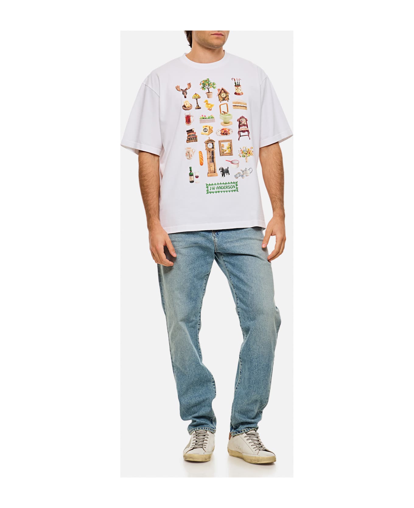 J.W. Anderson Diorama Printed T-shirt - White