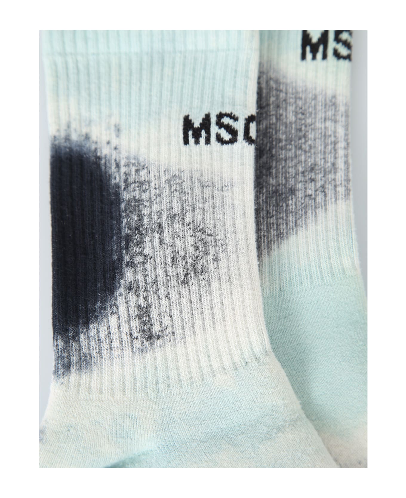 MSGM Tie-dye Print Socks - Multi