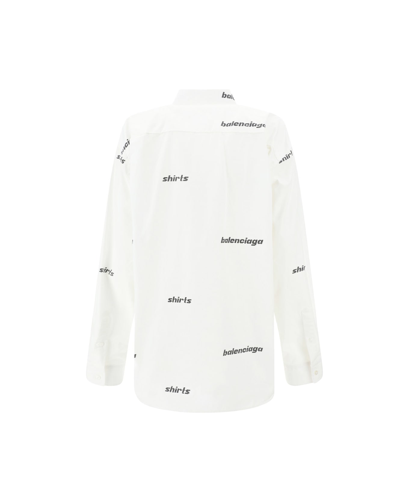 Balenciaga Cotton Shirt - White/black