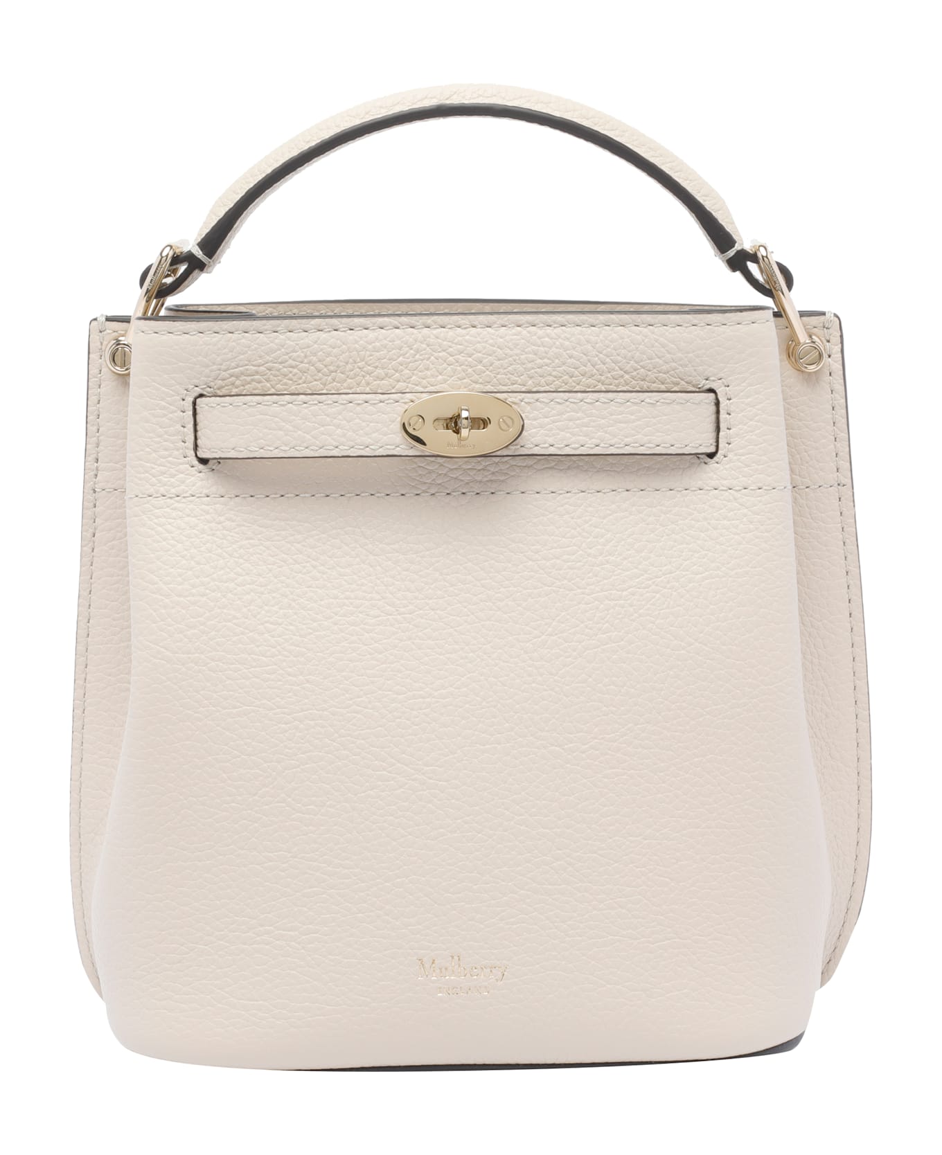 Mulberry Mini Islington Bucket Bag - White