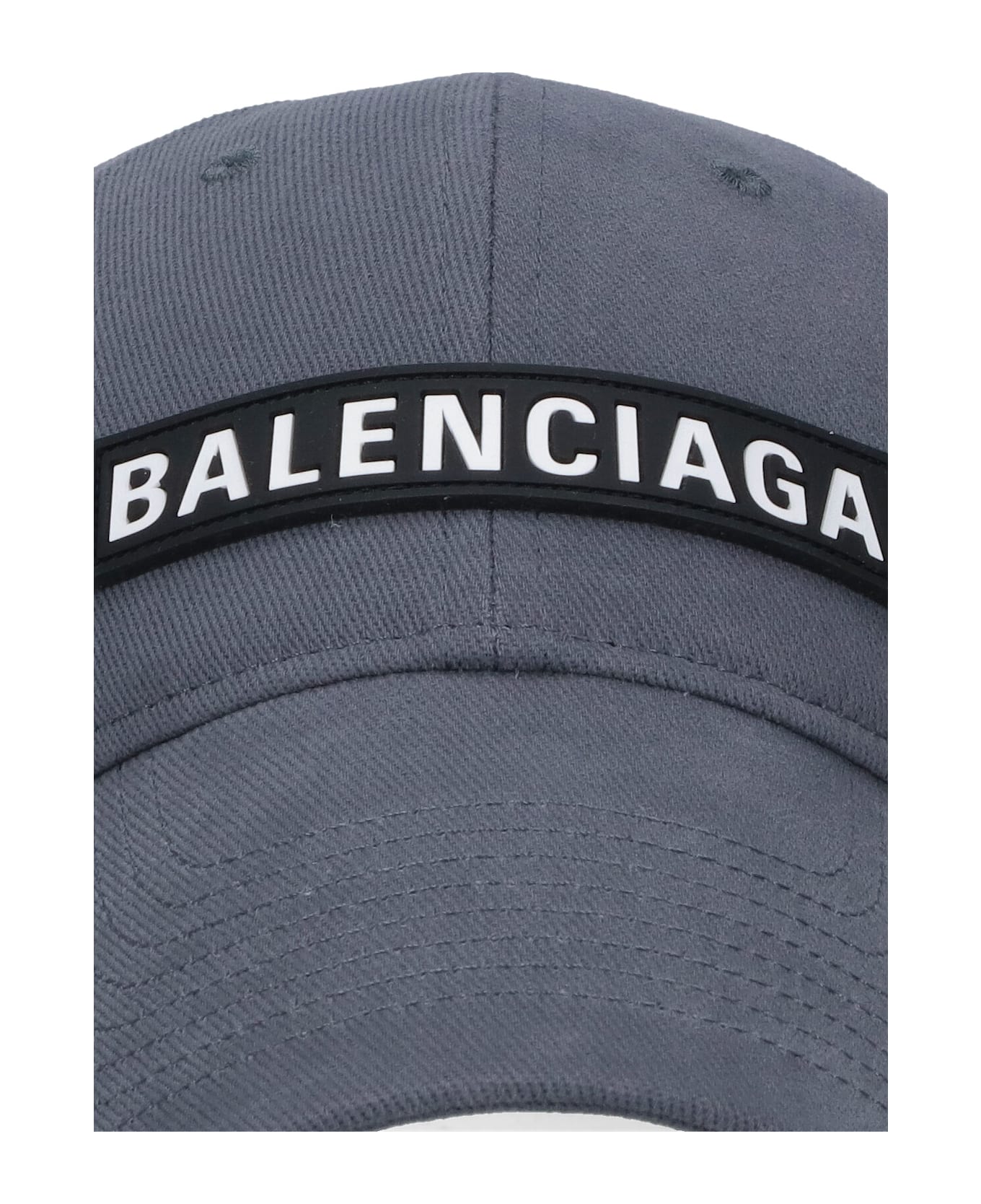 Balenciaga Logo Baseball Cap - Gray